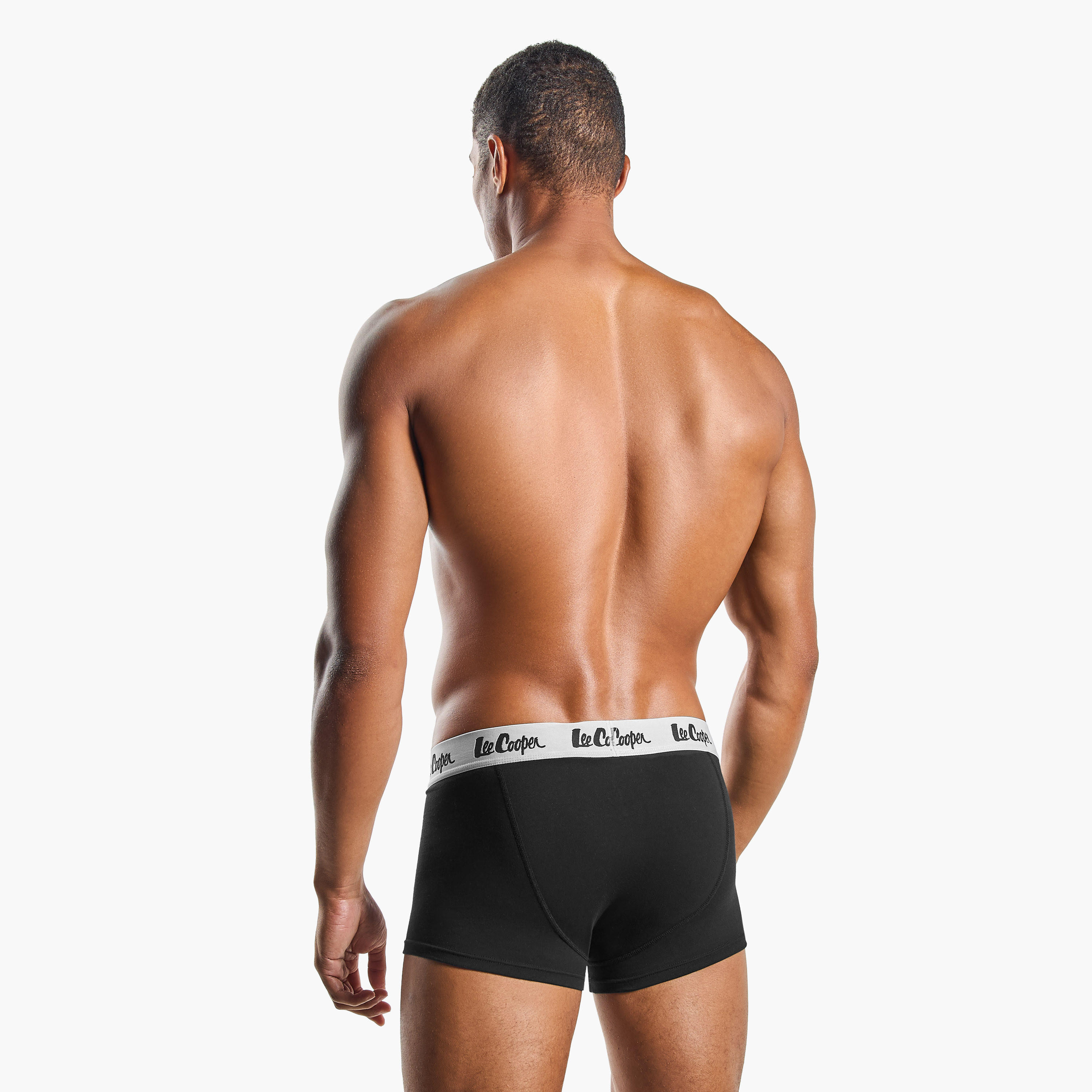 Set of 3 - Lee Cooper Trunk Briefs with Elasticated Waistband-men-clothing-innerwear-underwear-image-4
