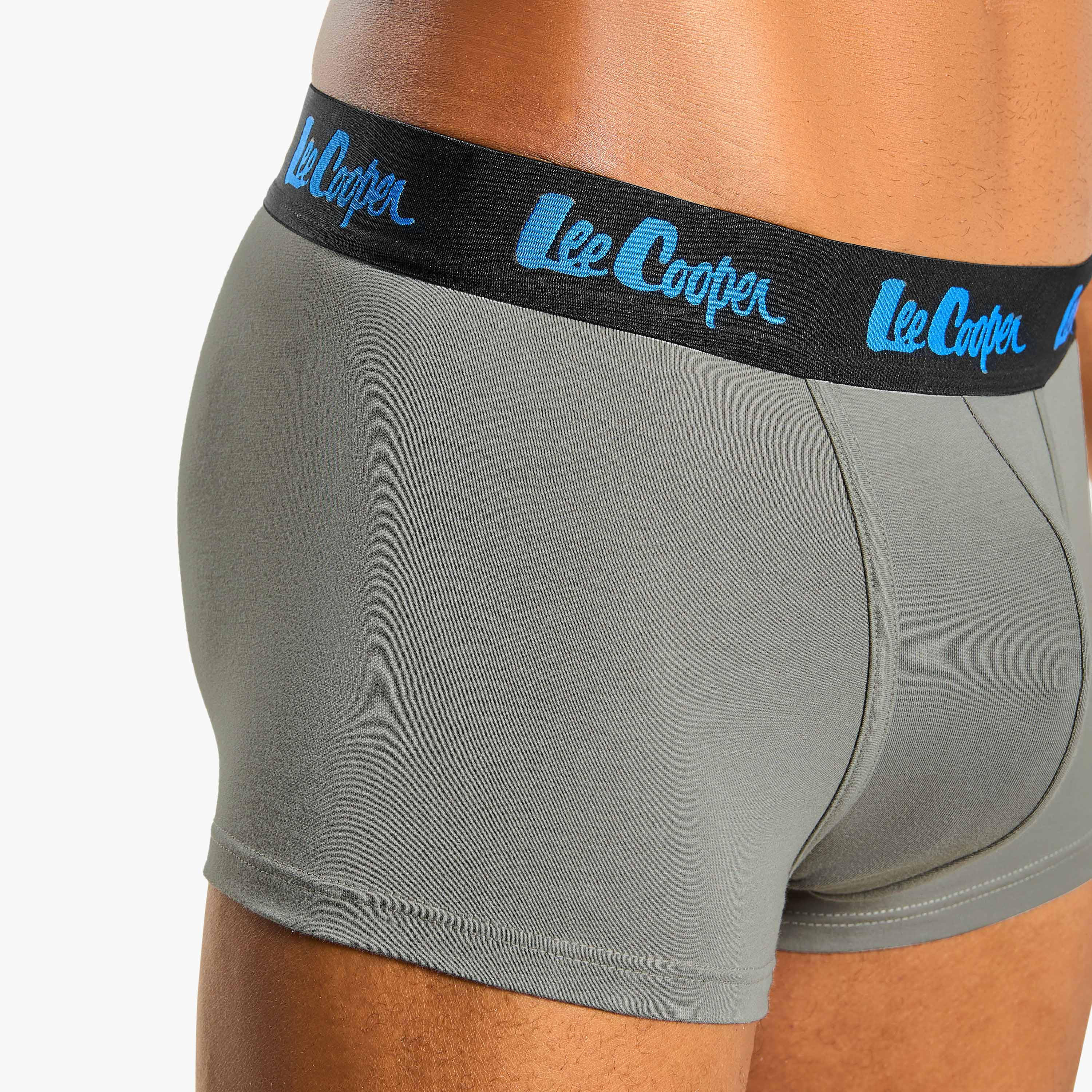 Set of 3 - Lee Cooper Trunk Briefs with Elasticated Waistband-men-clothing-innerwear-underwear-image-6