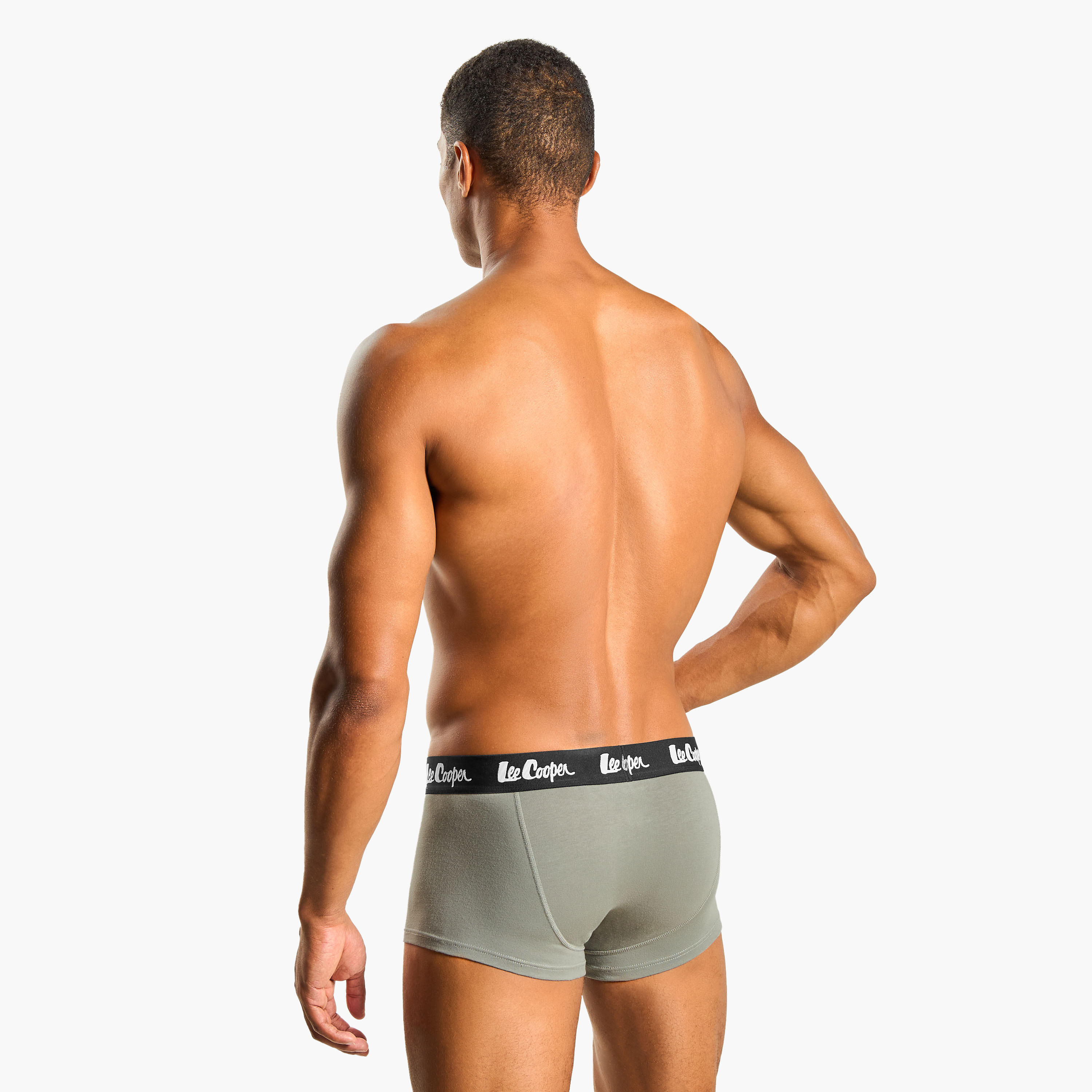 Set of 3 - Lee Cooper Trunk Briefs with Elasticated Waistband-men-clothing-innerwear-underwear-image-4