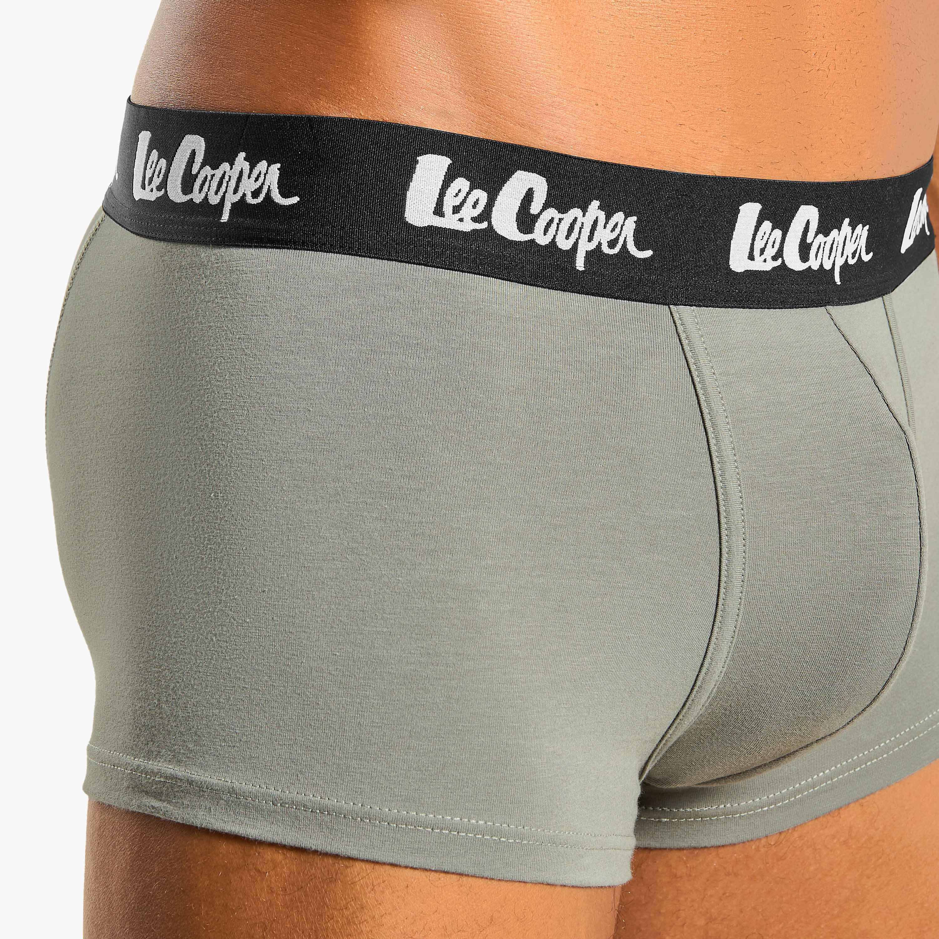 Set of 3 - Lee Cooper Trunk Briefs with Elasticated Waistband-men-clothing-innerwear-underwear-image-6
