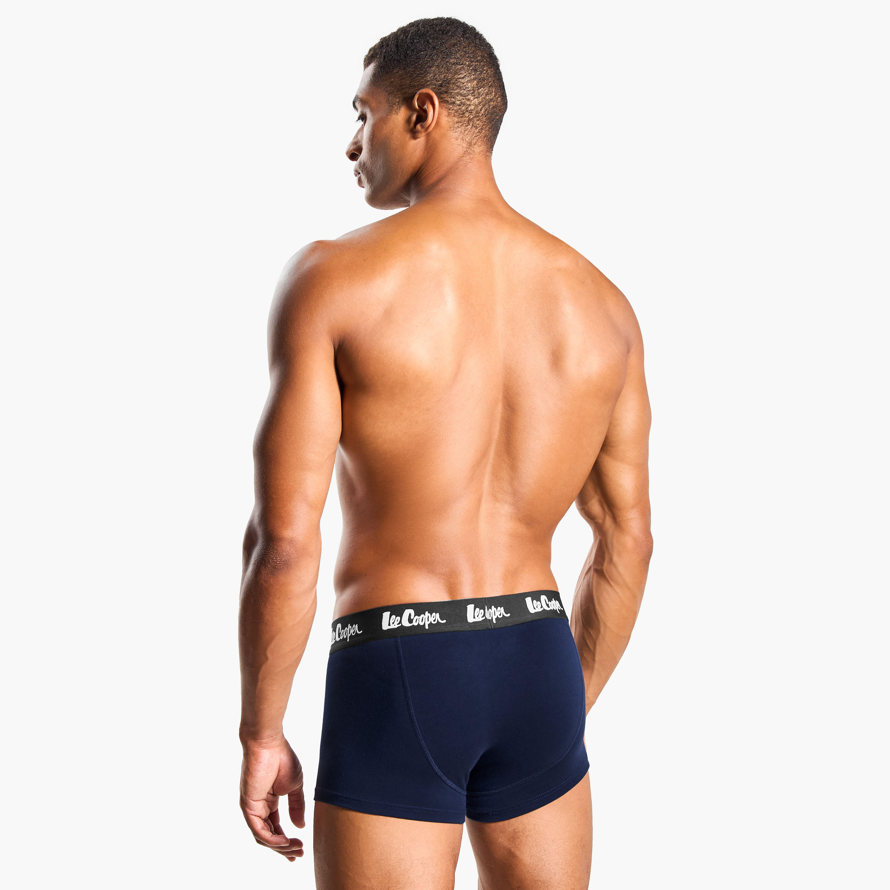 Set of 5 - Lee Cooper Trunk Briefs with Elasticated Waistband-men-clothing-innerwear-underwear-image-5