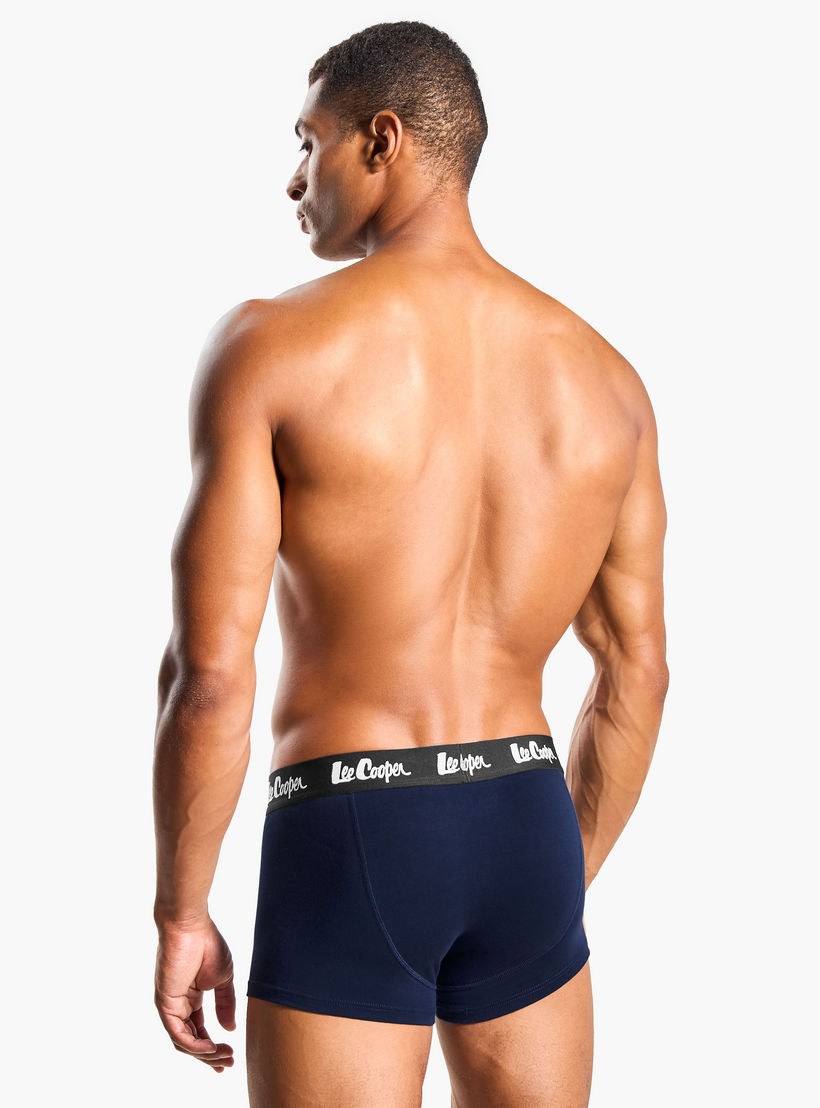 Set of 5 - Lee Cooper Trunk Briefs with Elasticated Waistband-men-clothing-innerwear-underwear-image-5