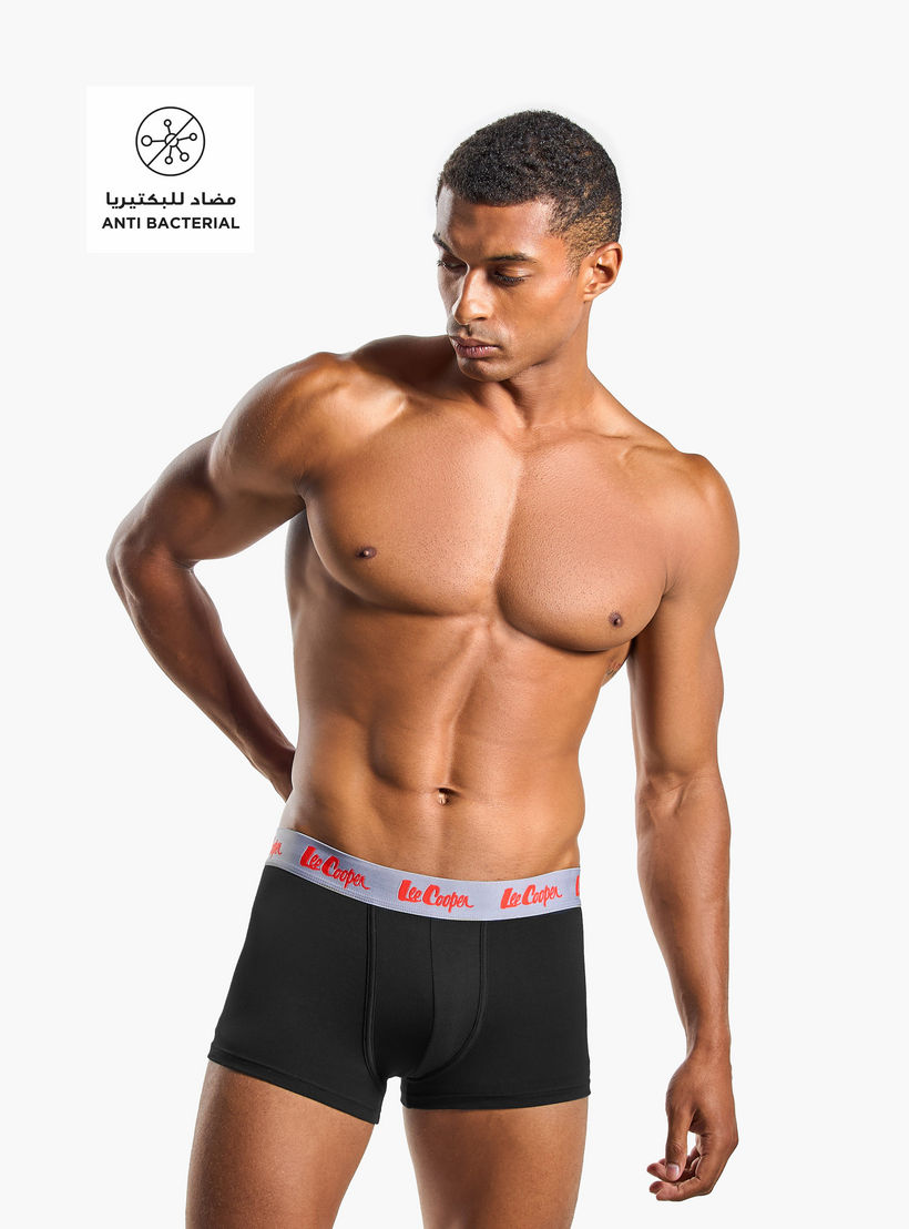 Set of 5 - Lee Cooper Trunk Briefs with Elasticated Waistband-men-clothing-innerwear-underwear-image-2