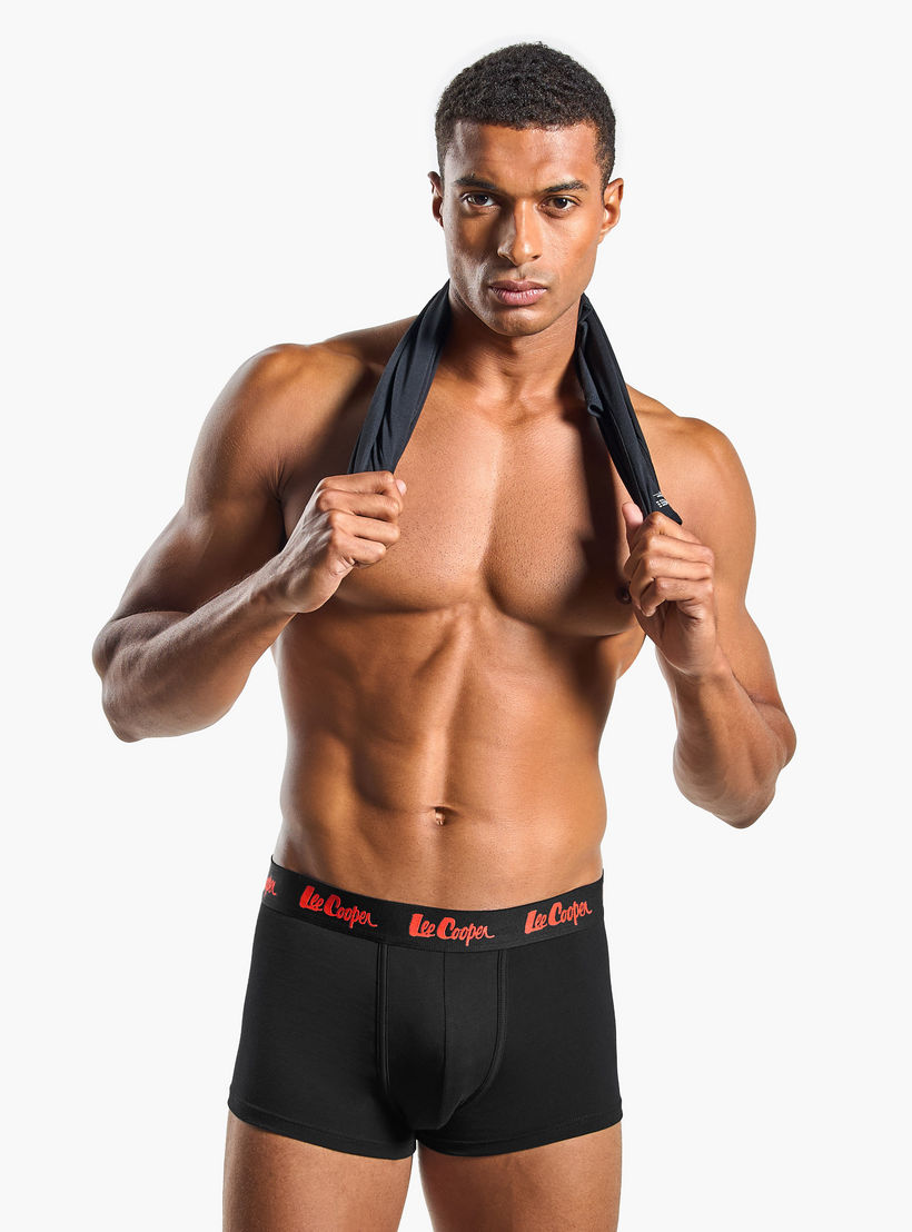 Set of 5 - Lee Cooper Trunk Briefs with Elasticated Waistband-men-clothing-innerwear-underwear-image-7