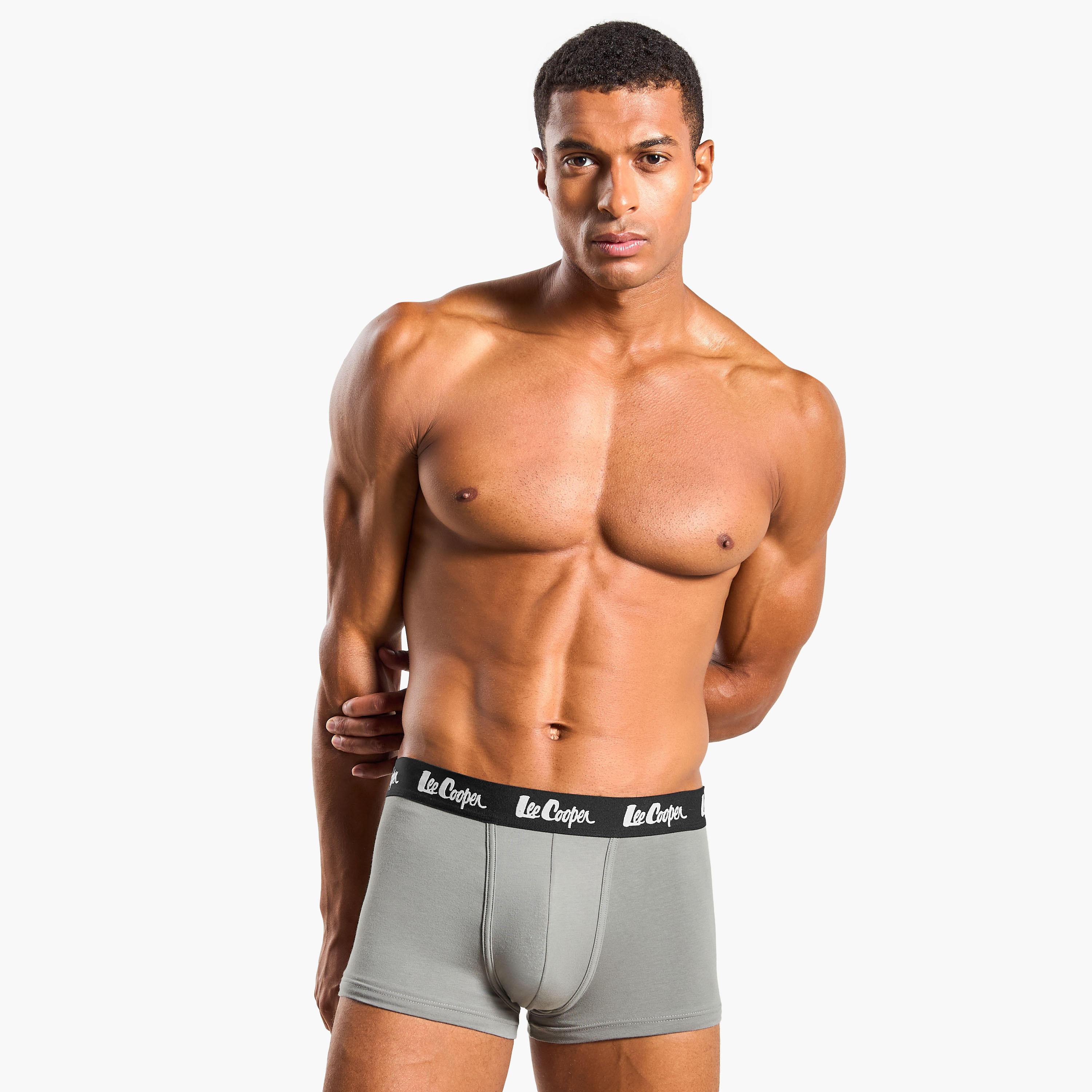 Set of 5 - Lee Cooper Trunk Briefs with Elasticated Waistband-men-clothing-innerwear-underwear-image-5