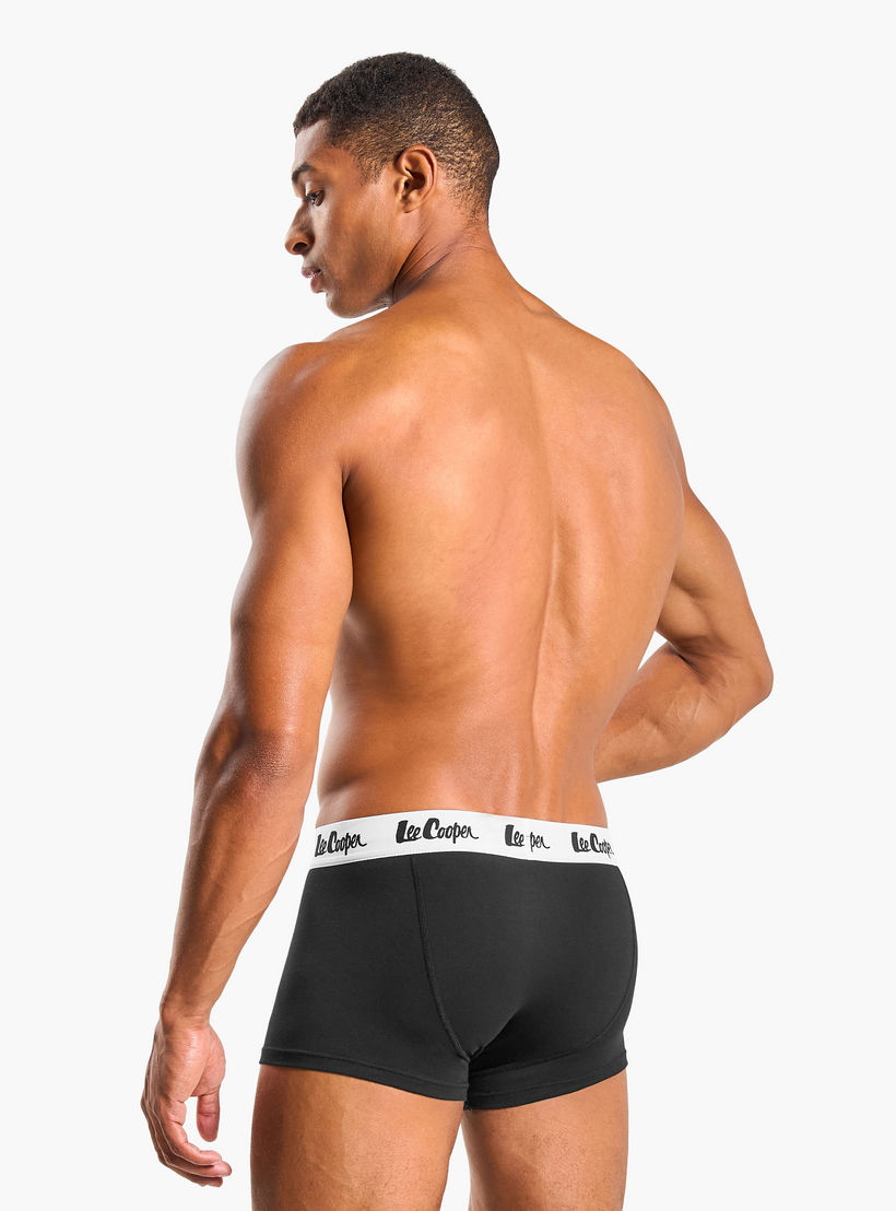 Set of 5 - Lee Cooper Trunk Briefs with Elasticated Waistband-men-clothing-innerwear-underwear-image-6