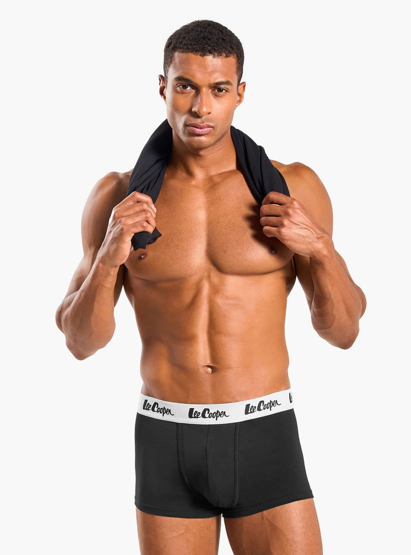 Set of 5 - Lee Cooper Trunk Briefs with Elasticated Waistband-men-clothing-innerwear-underwear-image-7