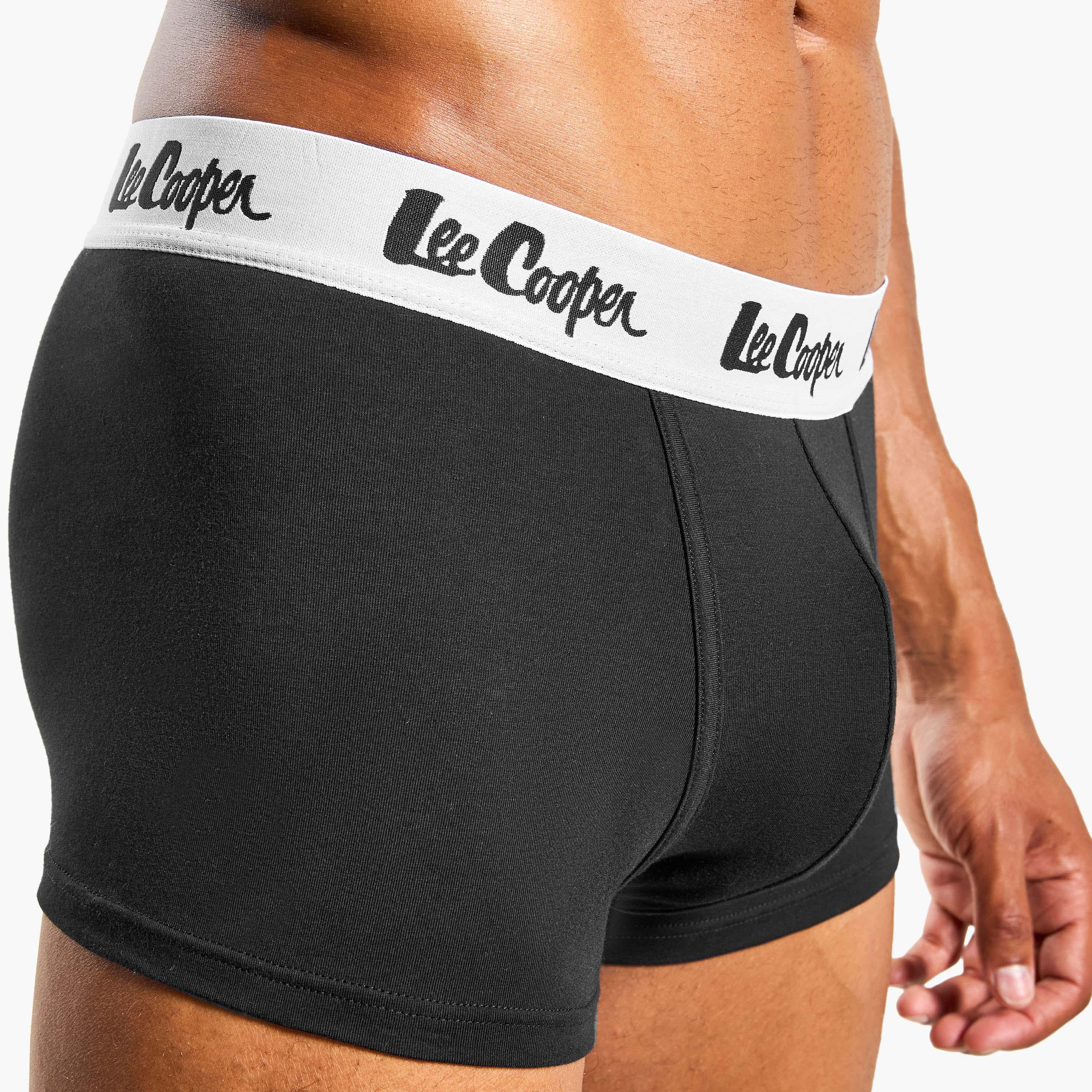 Set of 5 - Lee Cooper Trunk Briefs with Elasticated Waistband-men-clothing-innerwear-underwear-image-8