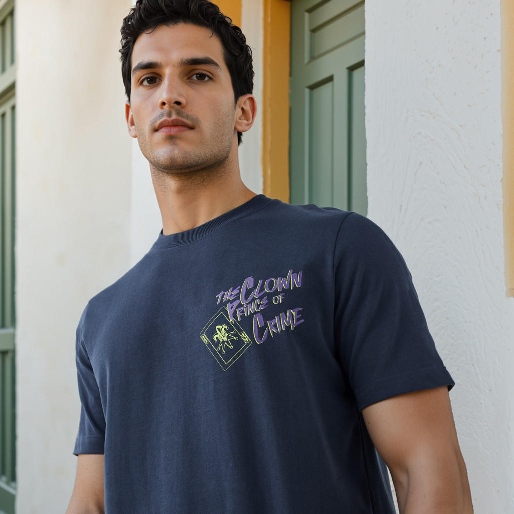 The Joker Print T-shirt with Crew Neck and Short Sleeves-men-clothing-tshirtsandpolos-tshirts-image-4