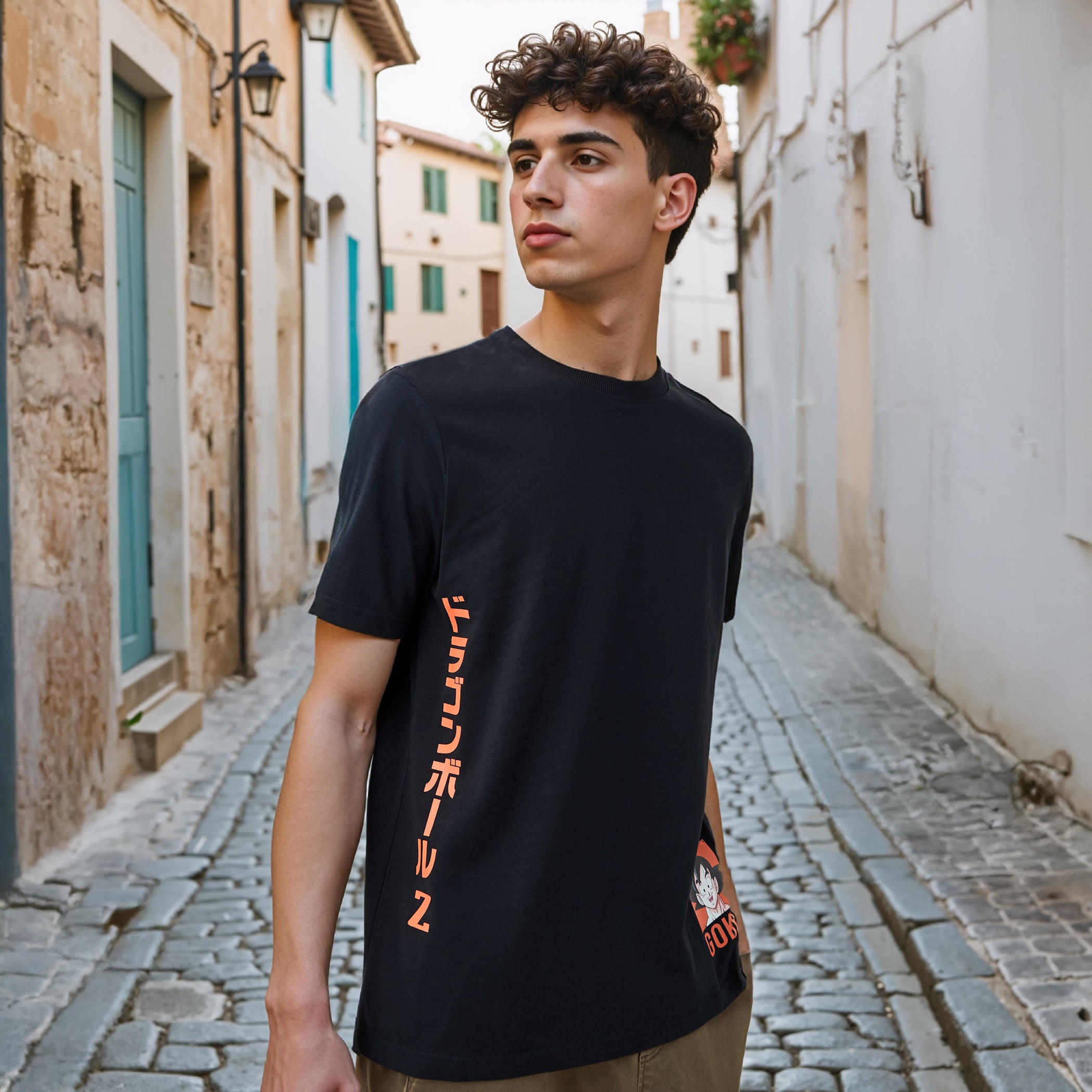 تيشيرت بياقة ضيقة وطبعات-men-clothing-tshirtsandpolos-tshirts-image-3