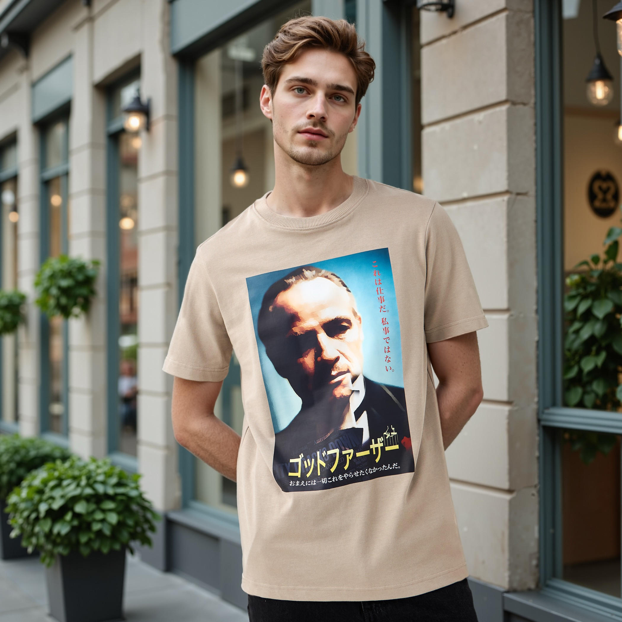 The Godfather Print Crew Neck T-shirt-men-clothing-tshirtsandpolos-tshirts-image-1