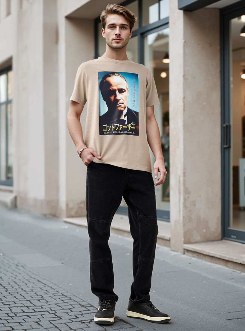 The Godfather Print Crew Neck T-shirt-men-clothing-tshirtsandpolos-tshirts-image-2