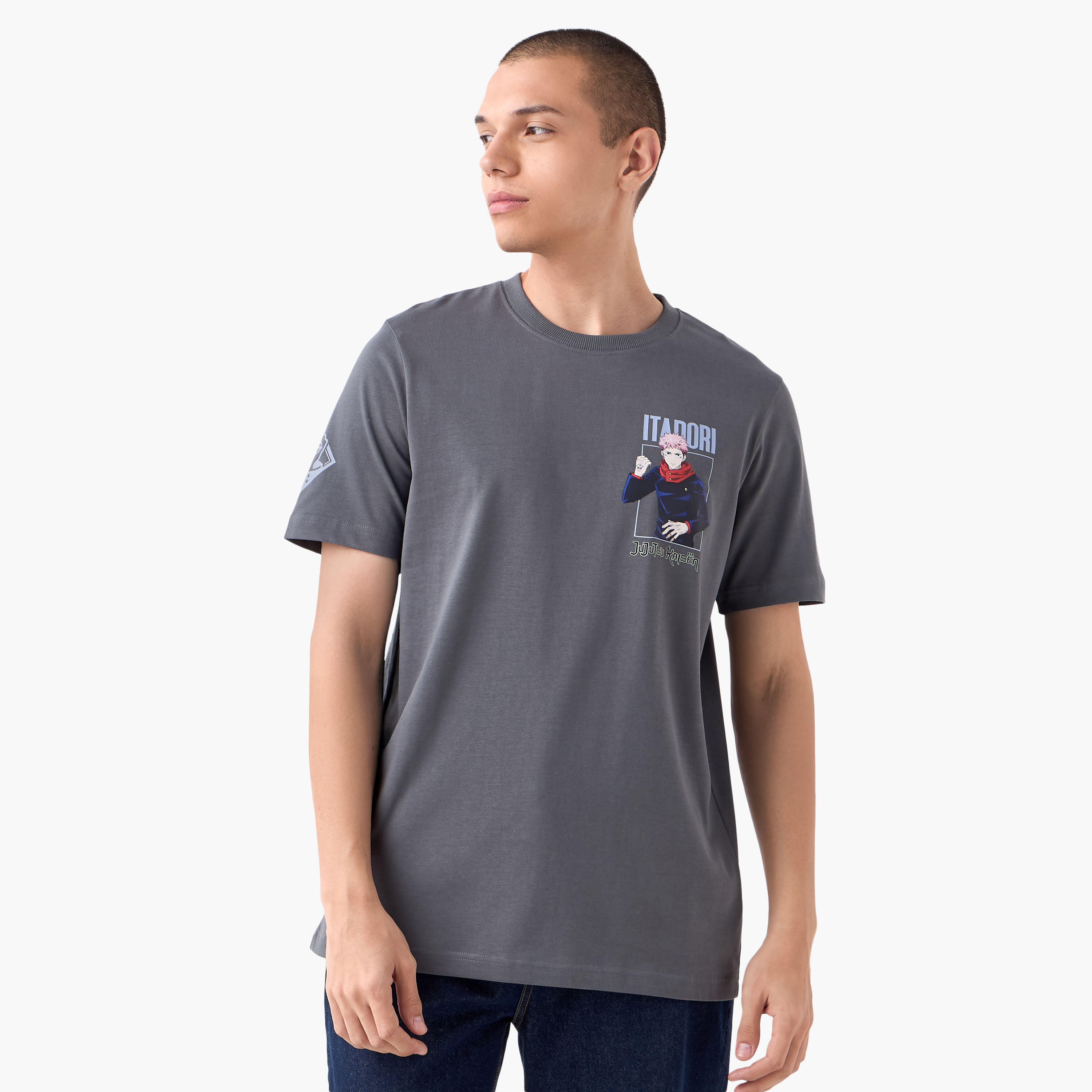 Anime Print T-shirt with Crew Neck-men-clothing-tshirtsandpolos-tshirts-image-3