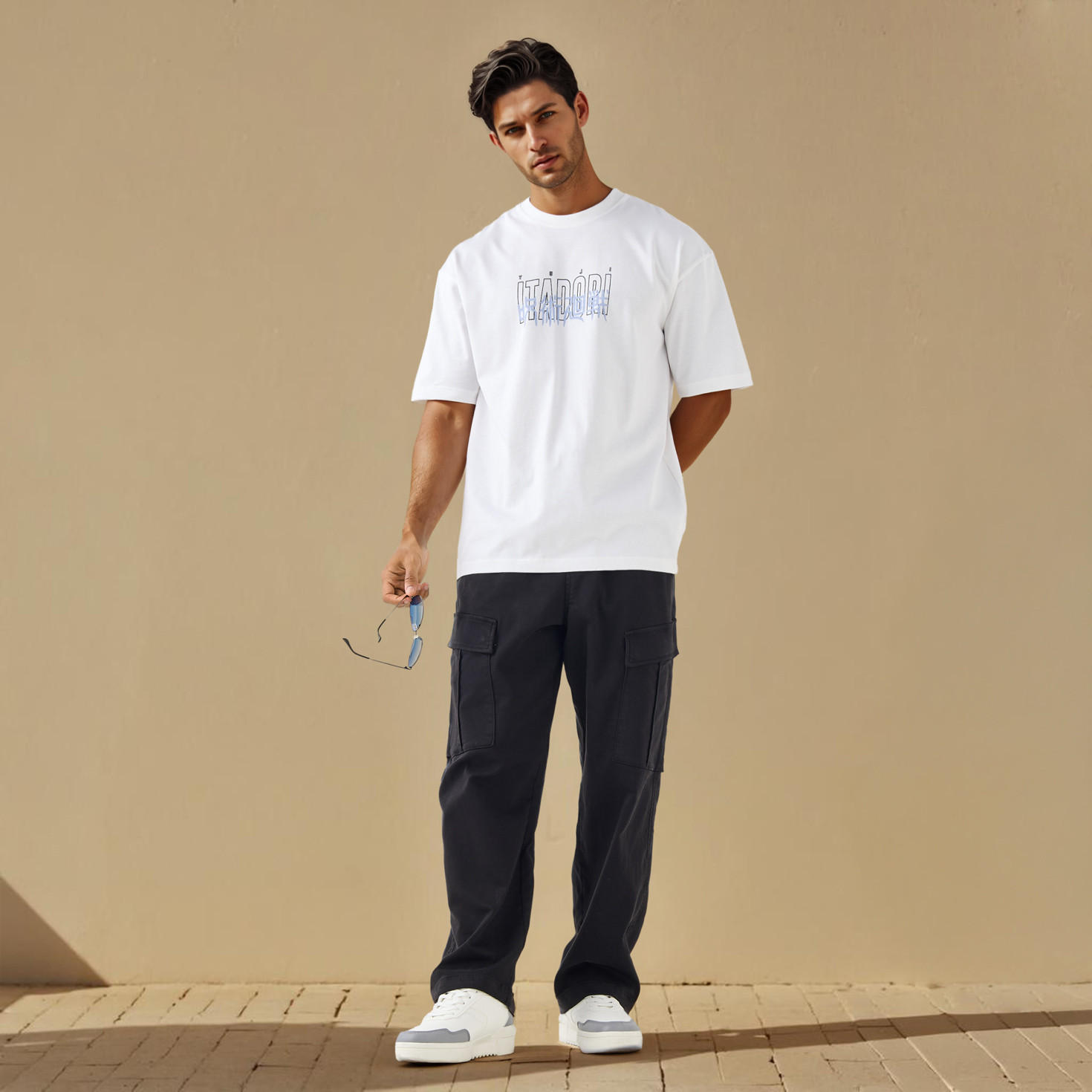Yuji Itadori Print T-shirt with Crew Neck-men-clothing-tshirtsandpolos-tshirts-image-2