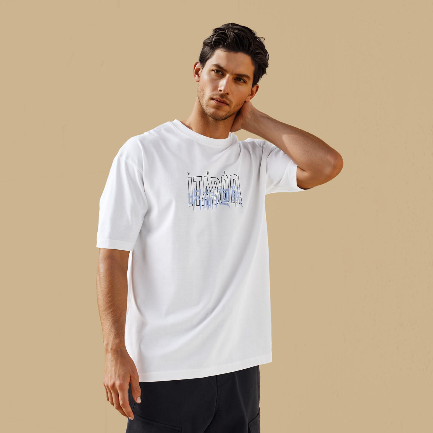 Yuji Itadori Print T-shirt with Crew Neck-men-clothing-tshirtsandpolos-tshirts-image-3