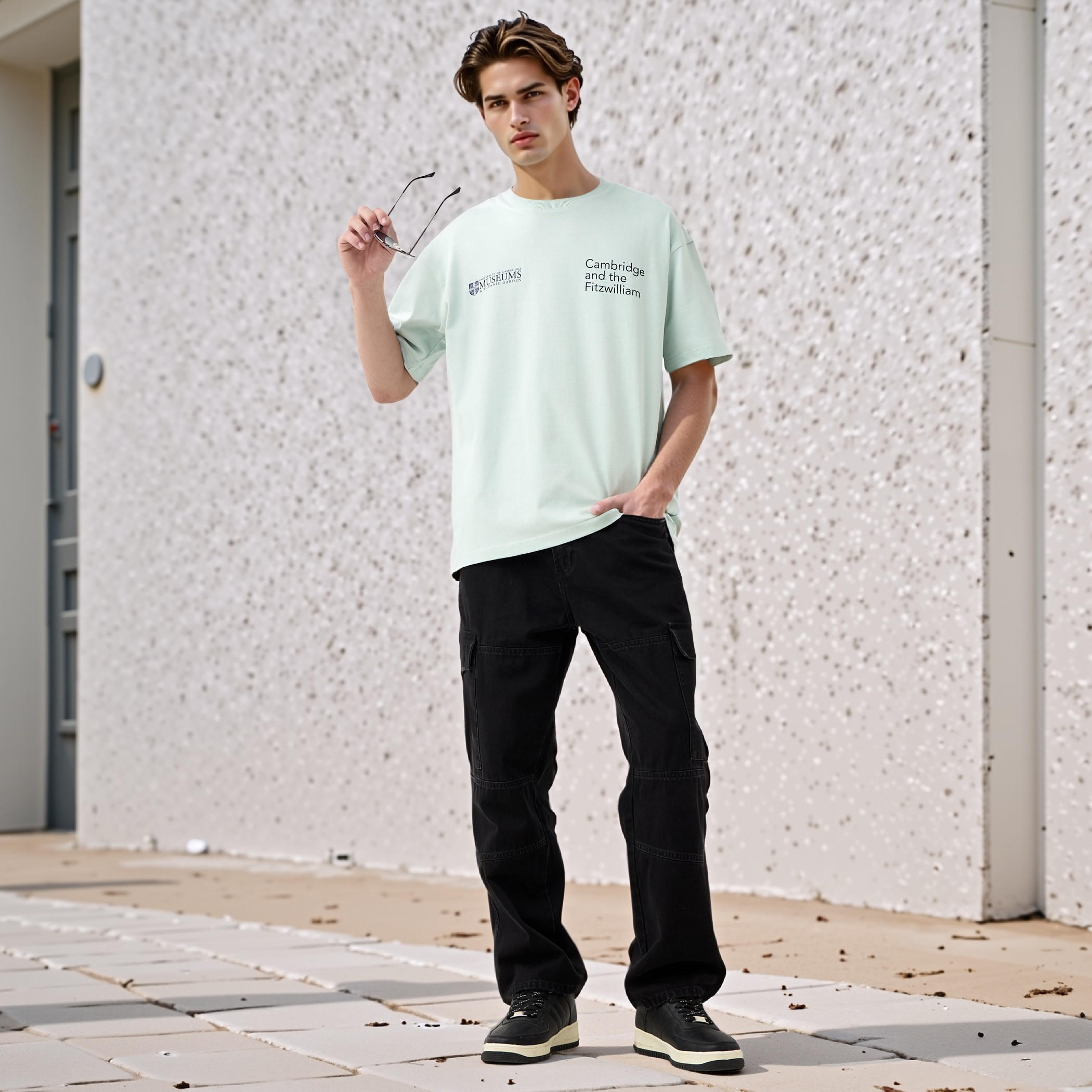 Cambridge University Men Crew Neck Short Sleeves T-shirt-men-clothing-tshirtsandpolos-tshirts-image-2