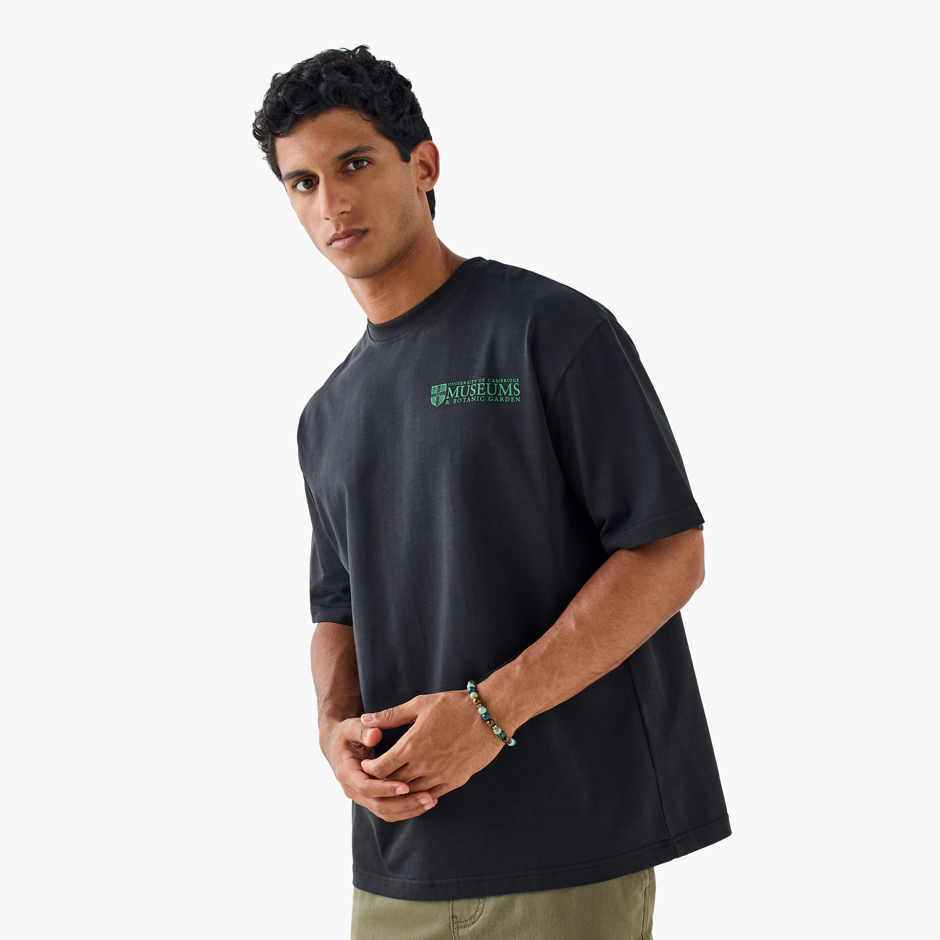 Cambridge University Men Crew Neck Short Sleeves T-shirt-men-clothing-tshirtsandpolos-tshirts-image-1