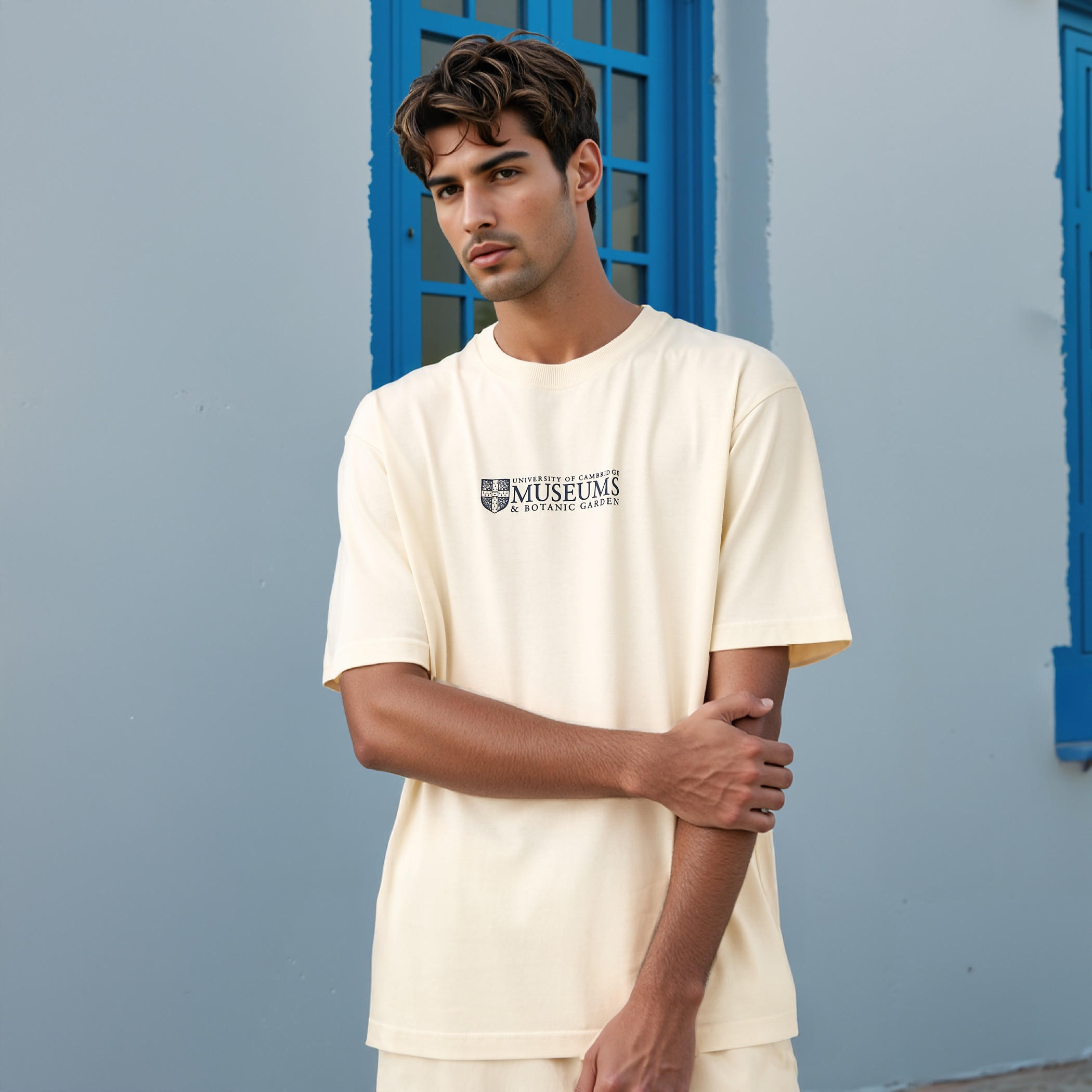 Cambridge University Men Crew Neck Short Sleeves T-shirt-men-clothing-tshirtsandpolos-tshirts-image-3