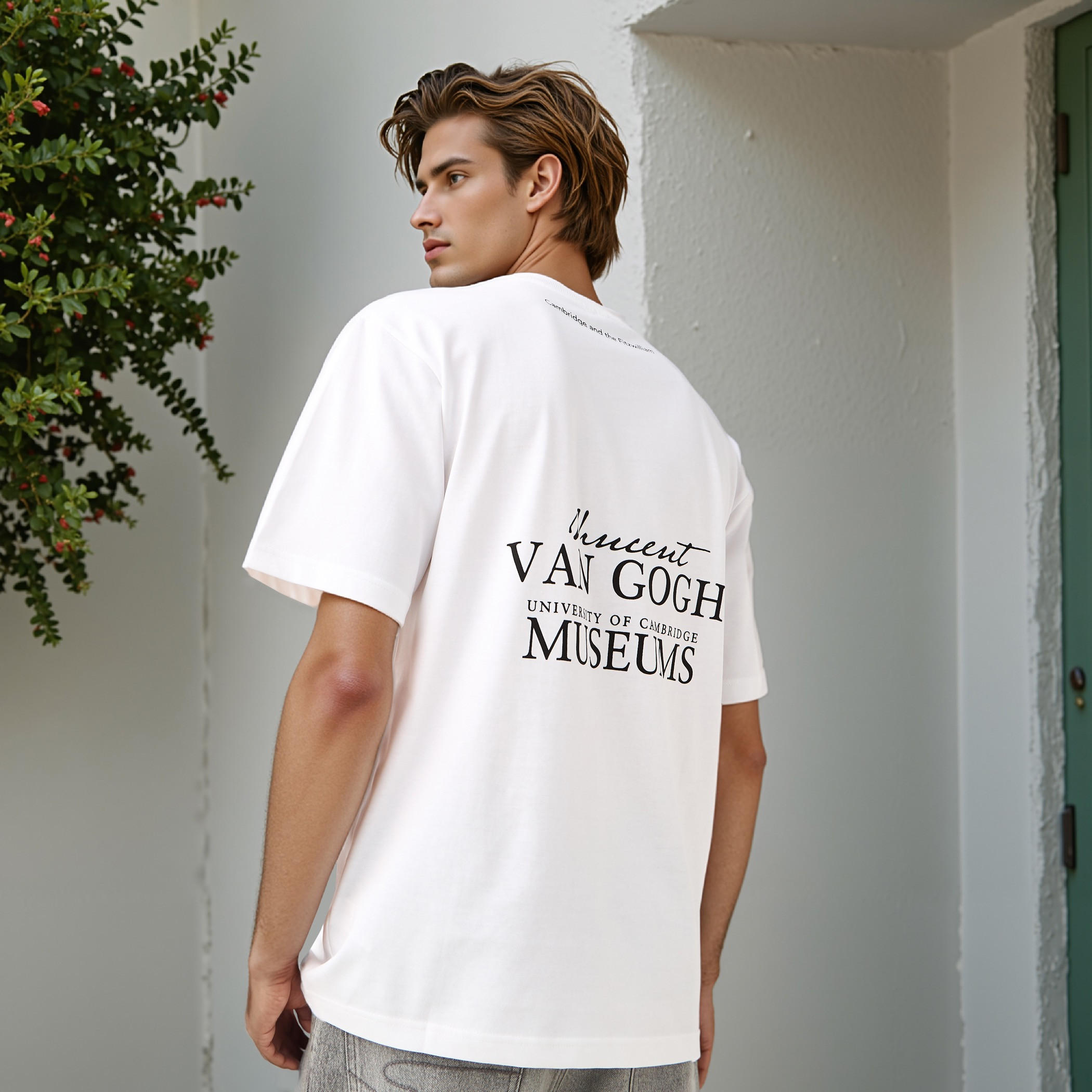 Cambridge University Men Crew Neck Short Sleeves T-shirt-men-clothing-tshirtsandpolos-tshirts-image-1