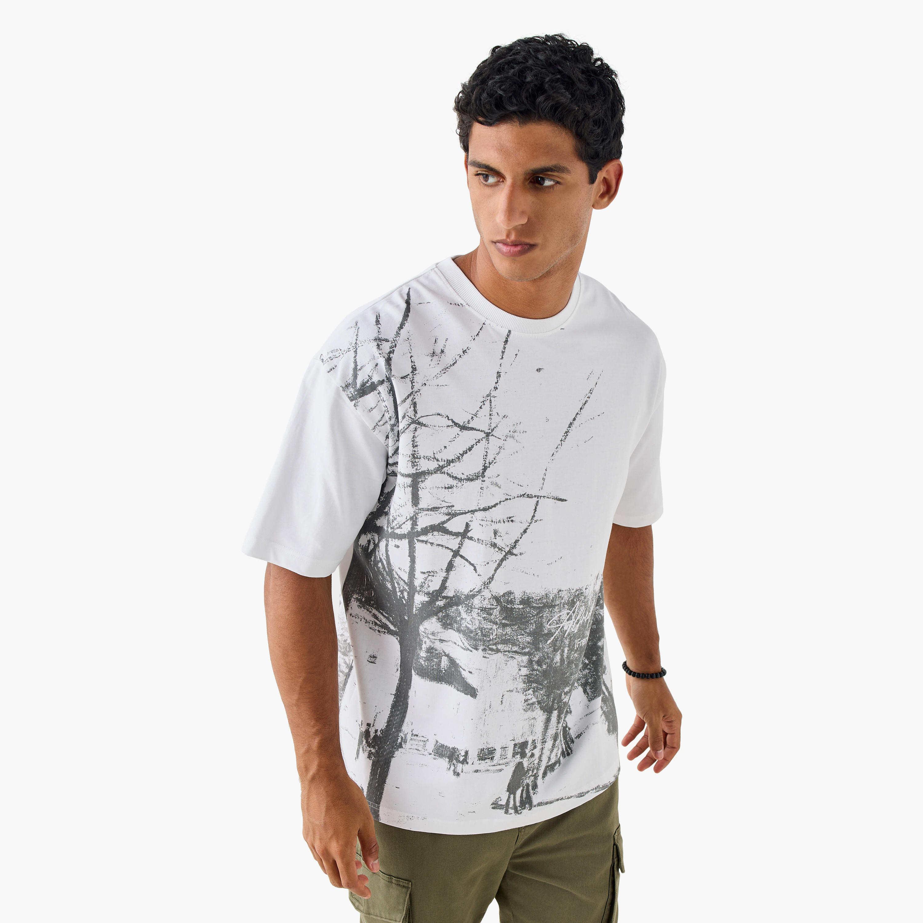 Cambridge University Men Crew Neck Short Sleeves T-shirt-men-clothing-tshirtsandpolos-tshirts-image-1