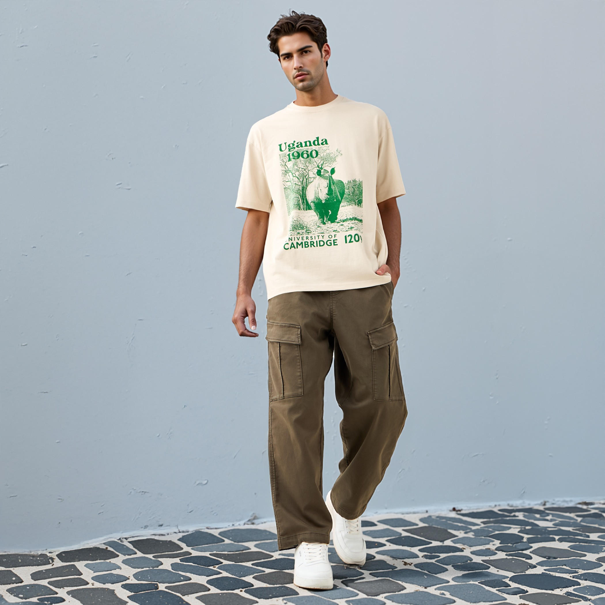 Cambridge University Men Crew Neck Short Sleeves T-shirt-men-clothing-tshirtsandpolos-tshirts-image-2