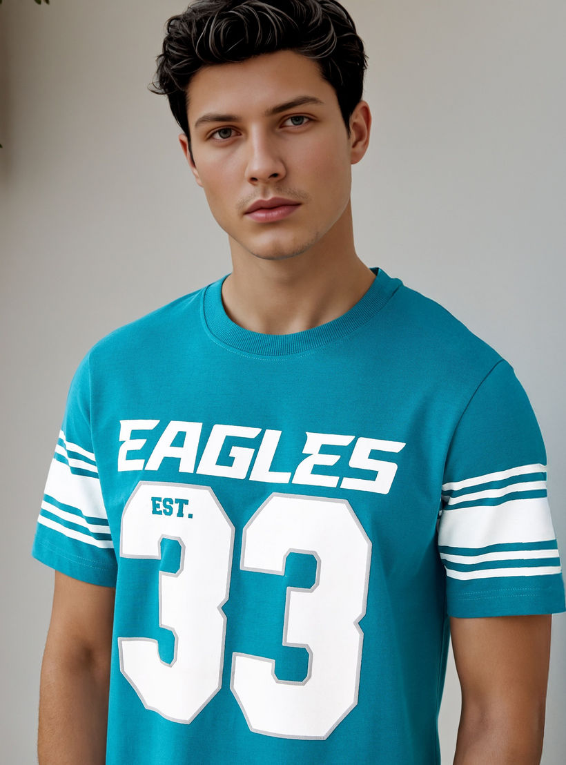 Philadelphia Eagles NFL Men Regular Fit Crew Neck Short Sleeves T-shirt-men-clothing-tshirtsandpolos-tshirts-image-4