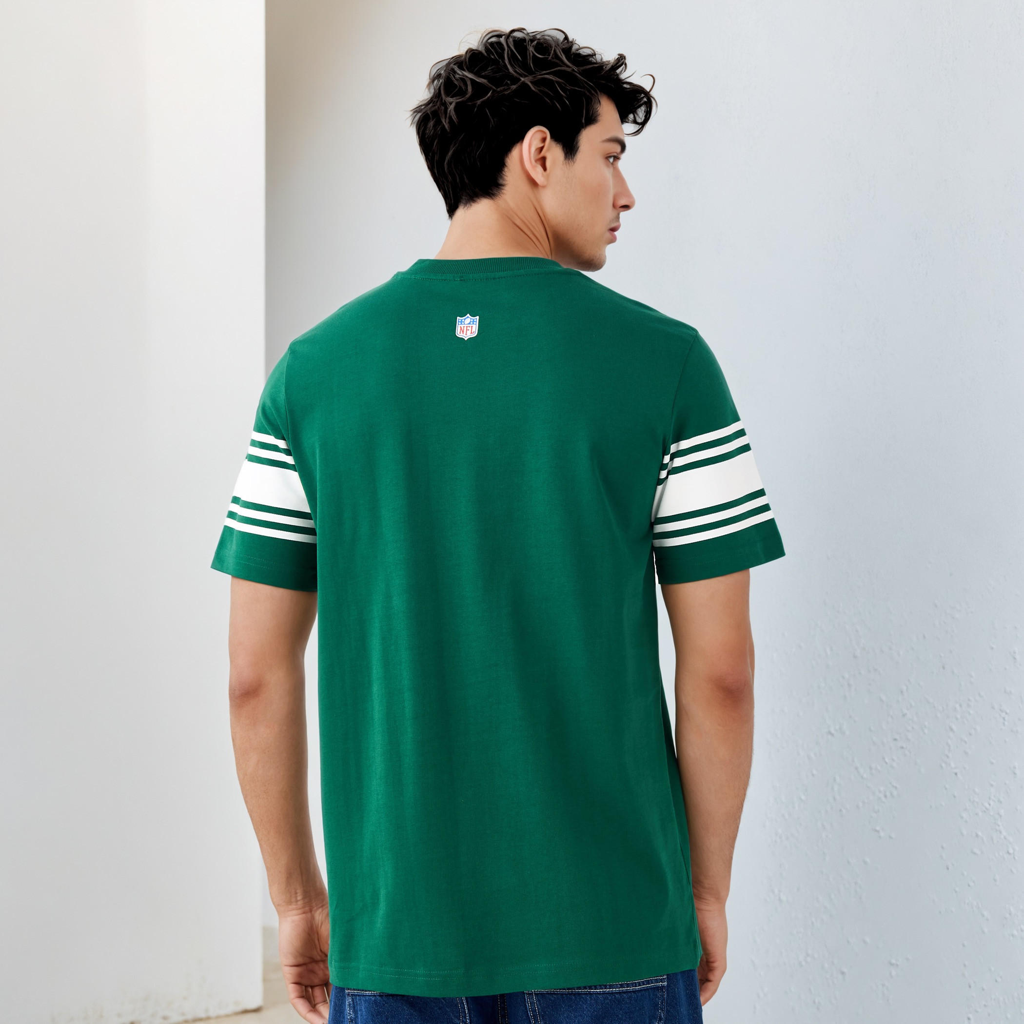 New York Jets NFL Men Regular Fit Crew Neck Short Sleeves T-shirt-men-clothing-tshirtsandpolos-tshirts-image-3