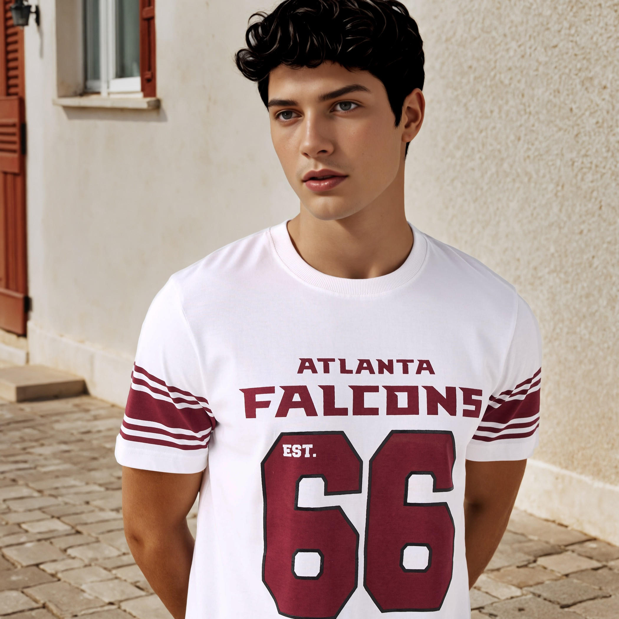 Atlanta Falcons NFL Men Regular Fit Crew Neck Short Sleeves T-shirt-men-clothing-tshirtsandpolos-tshirts-image-4