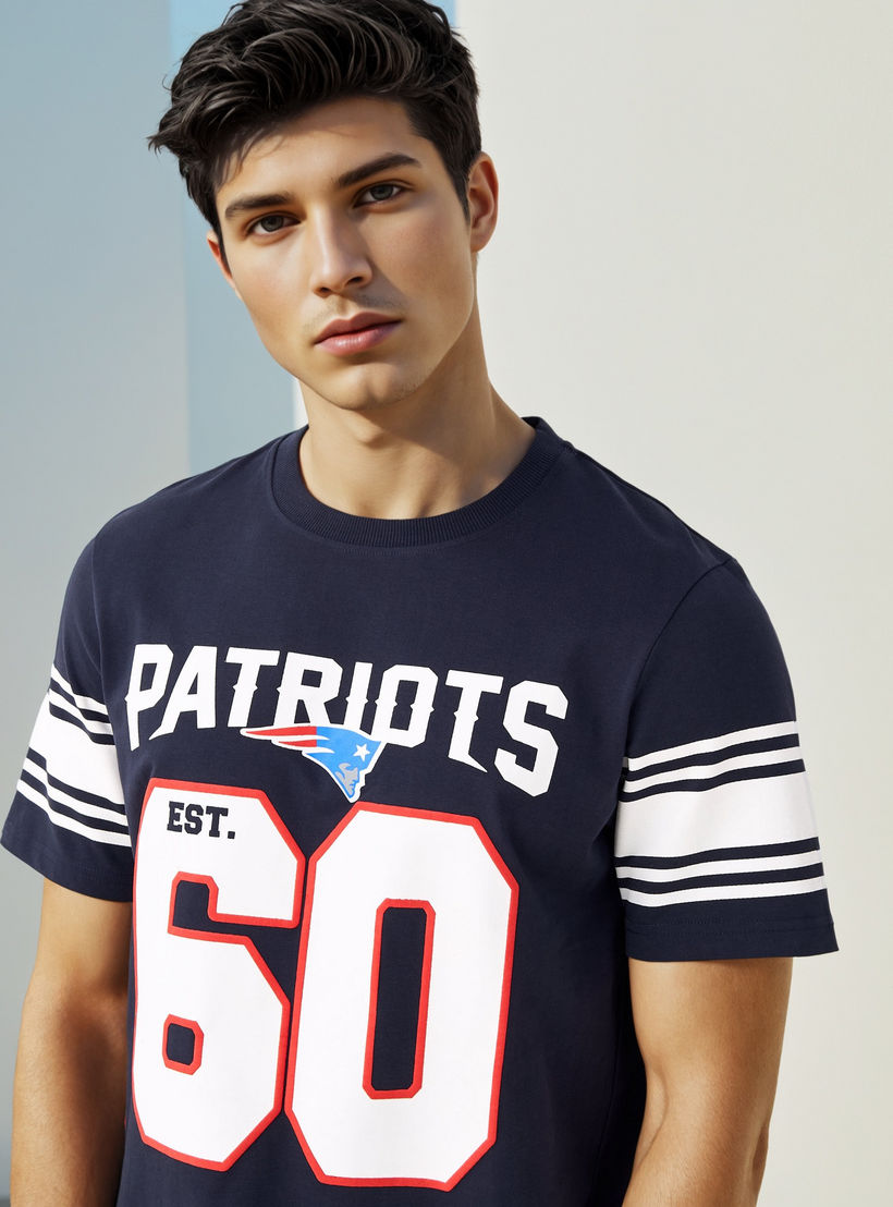 New England Patriots NFL Men Regular Fit Crew Neck Short Sleeves T-shirt-men-clothing-tshirtsandpolos-tshirts-image-4