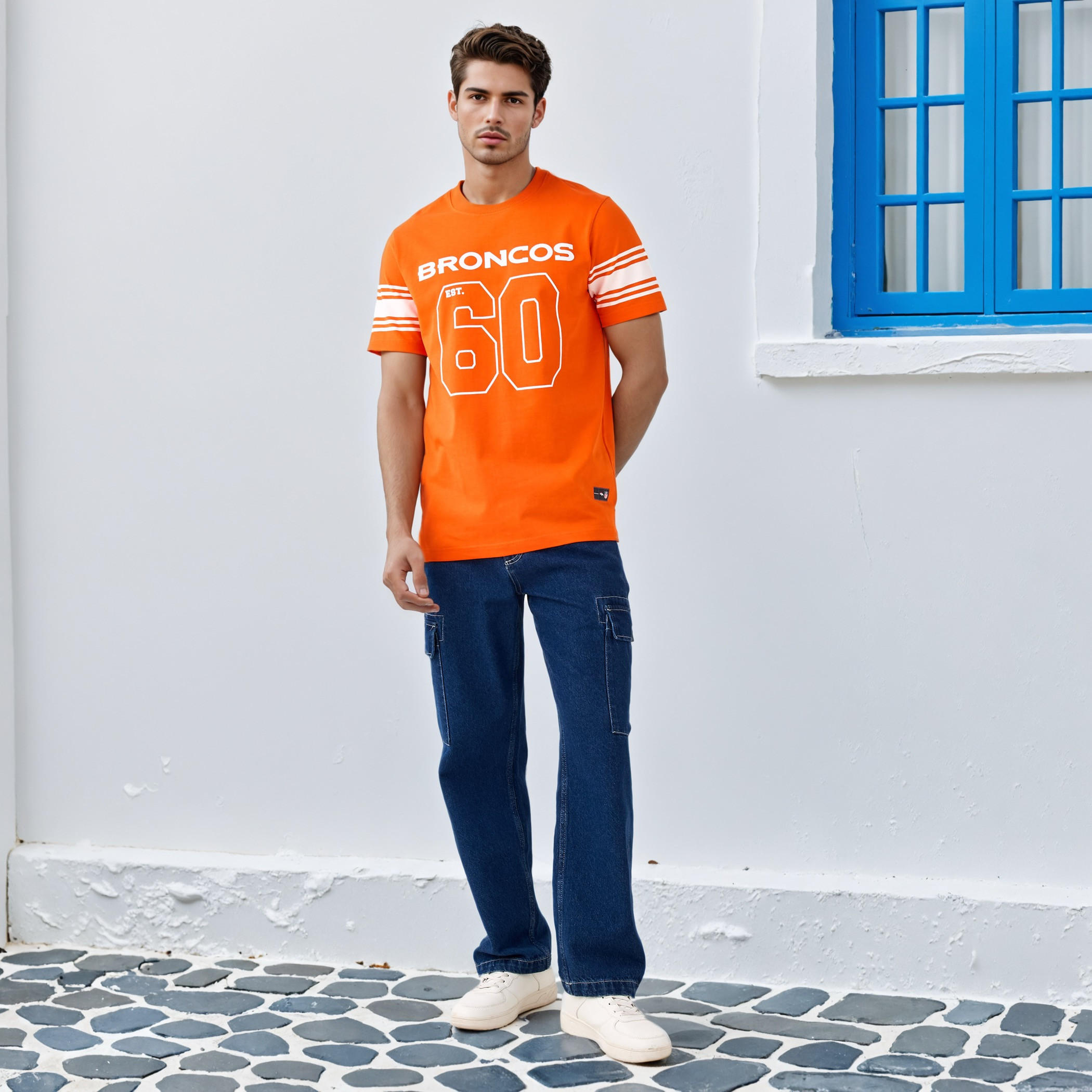 Denver Broncos NFL Men Regular Fit Crew Neck Short Sleeves T-shirt-men-clothing-tshirtsandpolos-tshirts-image-2