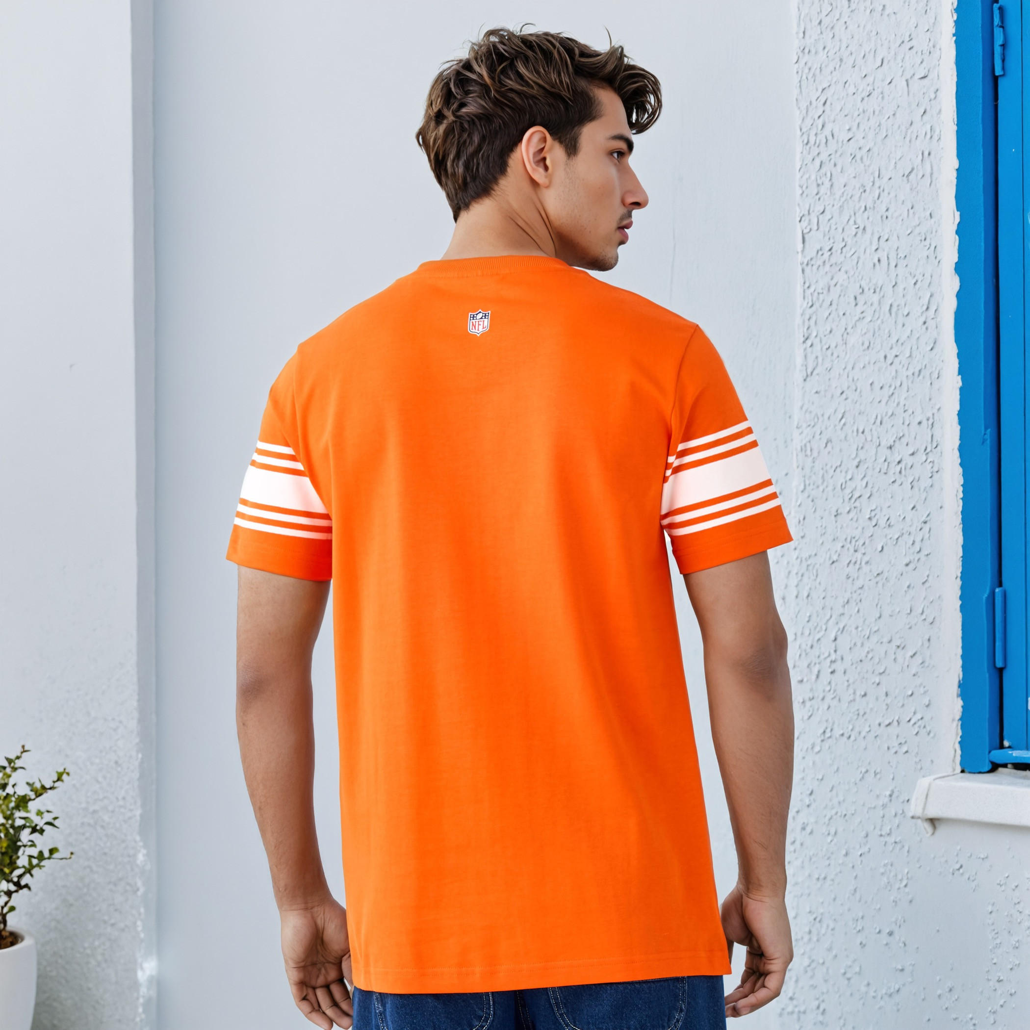 Denver Broncos NFL Men Regular Fit Crew Neck Short Sleeves T-shirt-men-clothing-tshirtsandpolos-tshirts-image-3