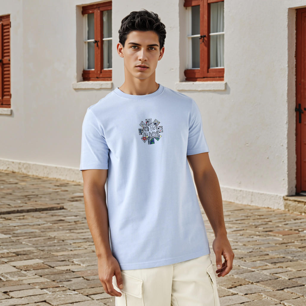 The Red Hot Chili Peppers Print T-shirt-men-clothing-tshirtsandpolos-tshirts-image-1