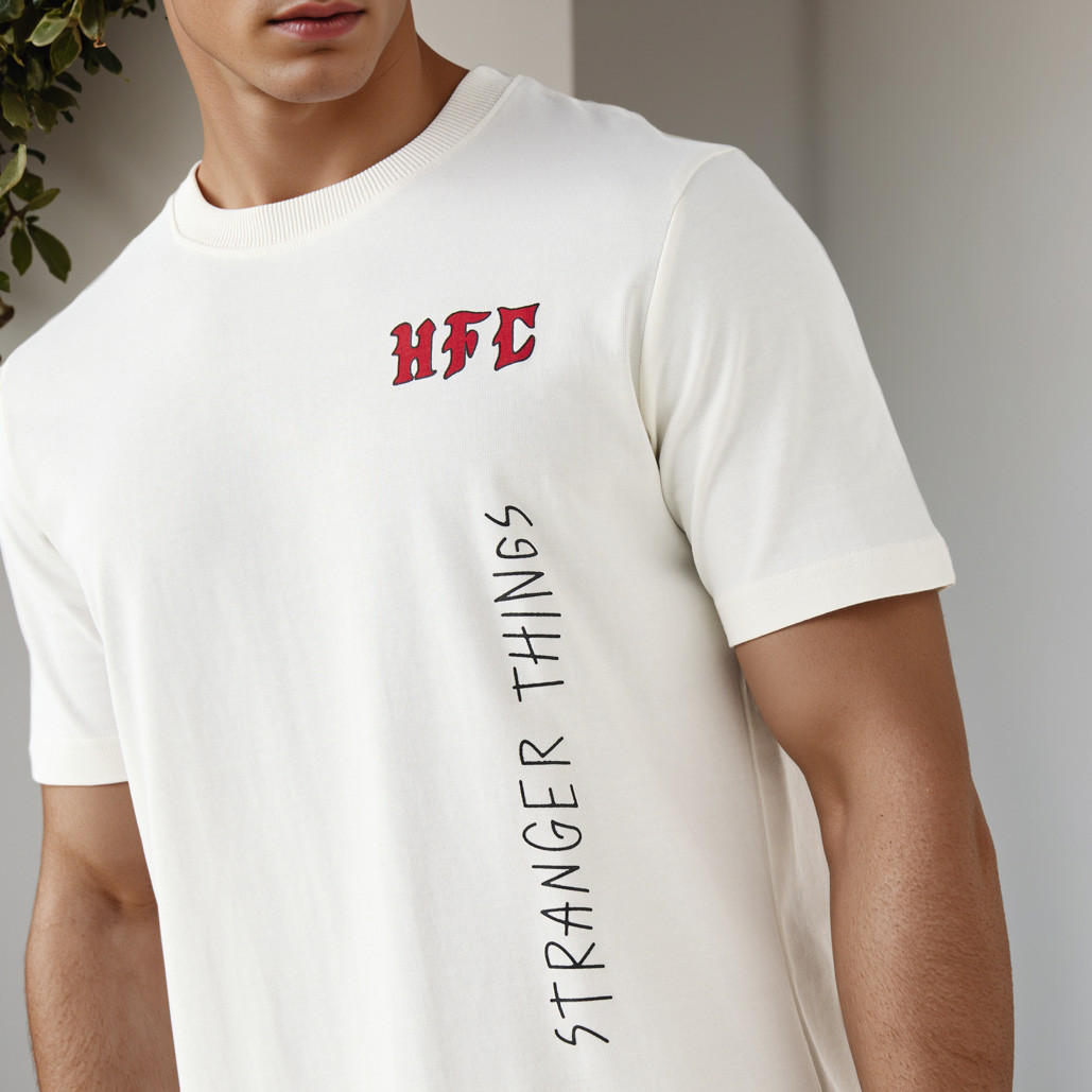 Stranger Things Print Crew Neck T-shirt-men-clothing-tshirtsandpolos-tshirts-image-4