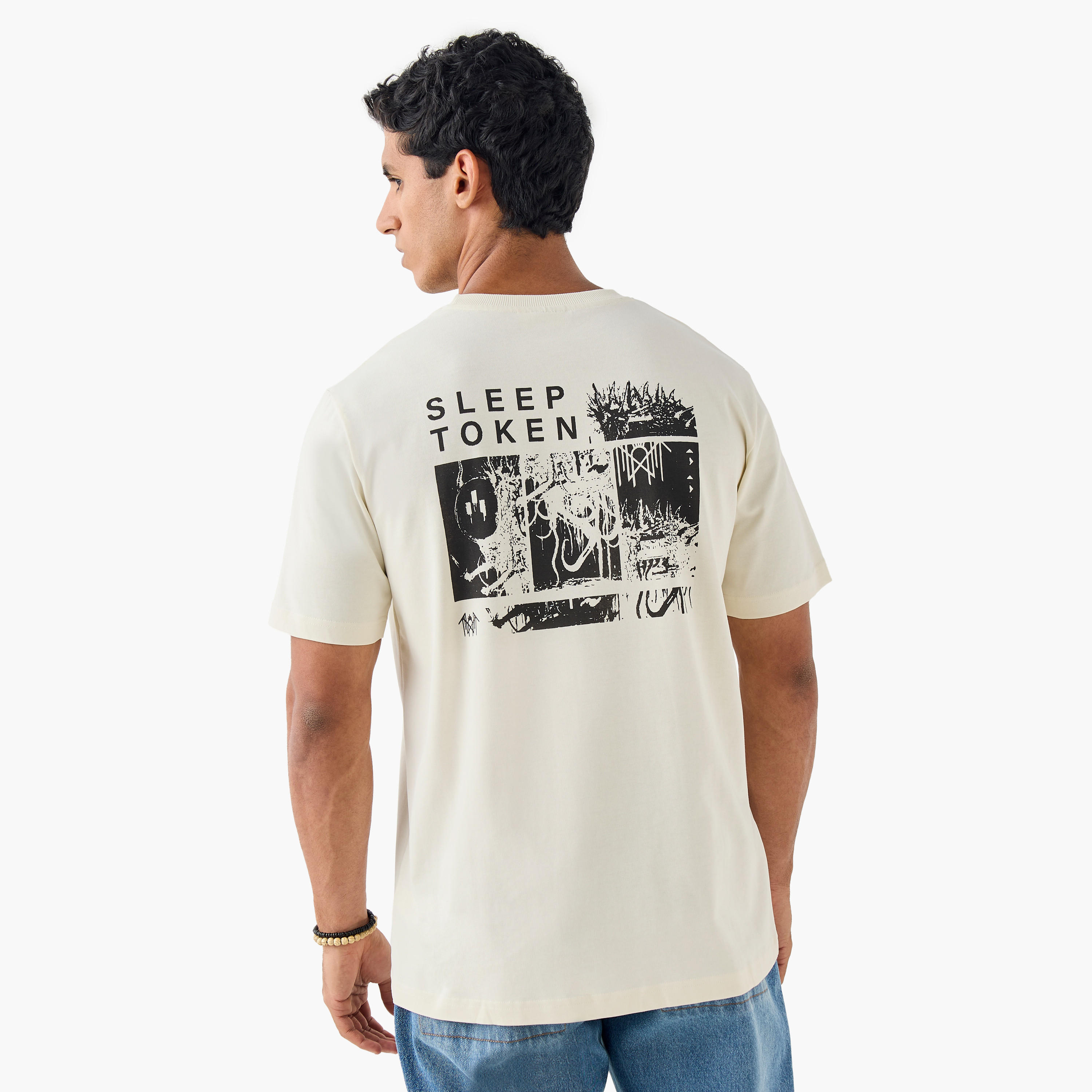 Sleep Token Print Crew Neck T-shirt-men-clothing-tshirtsandpolos-tshirts-image-3