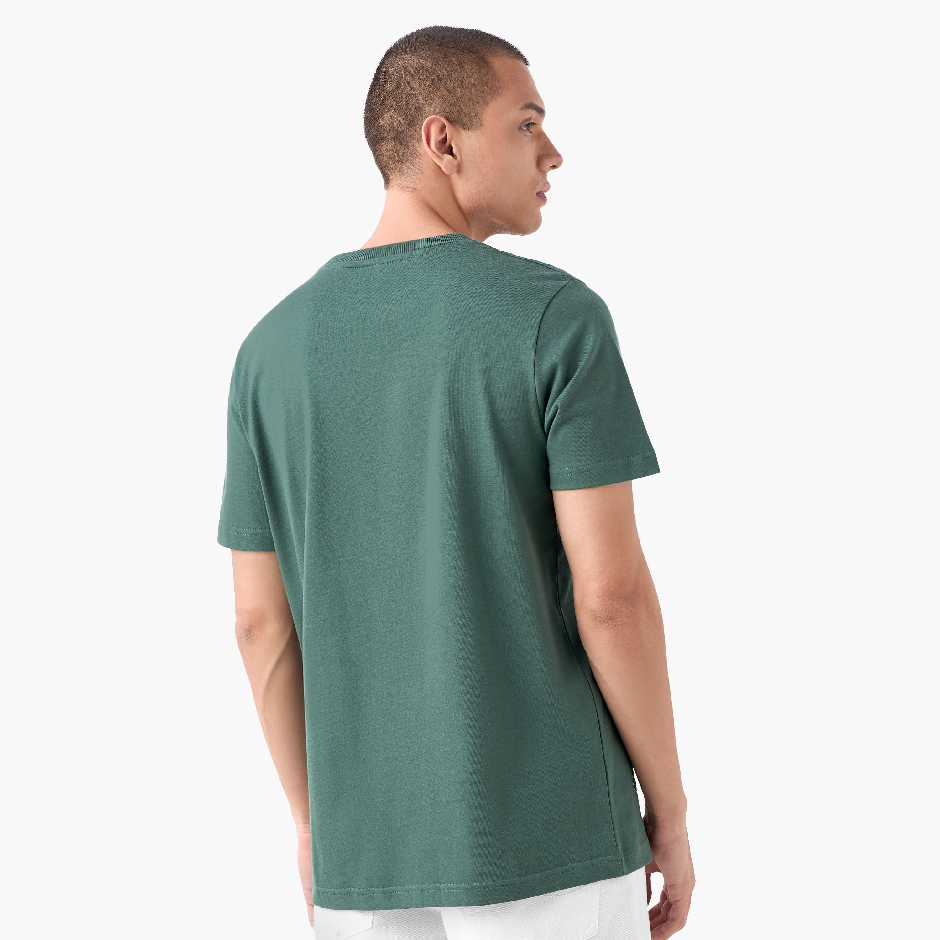 Peanuts Print T-shirt with Crew Neck-men-clothing-tshirtsandpolos-tshirts-image-3
