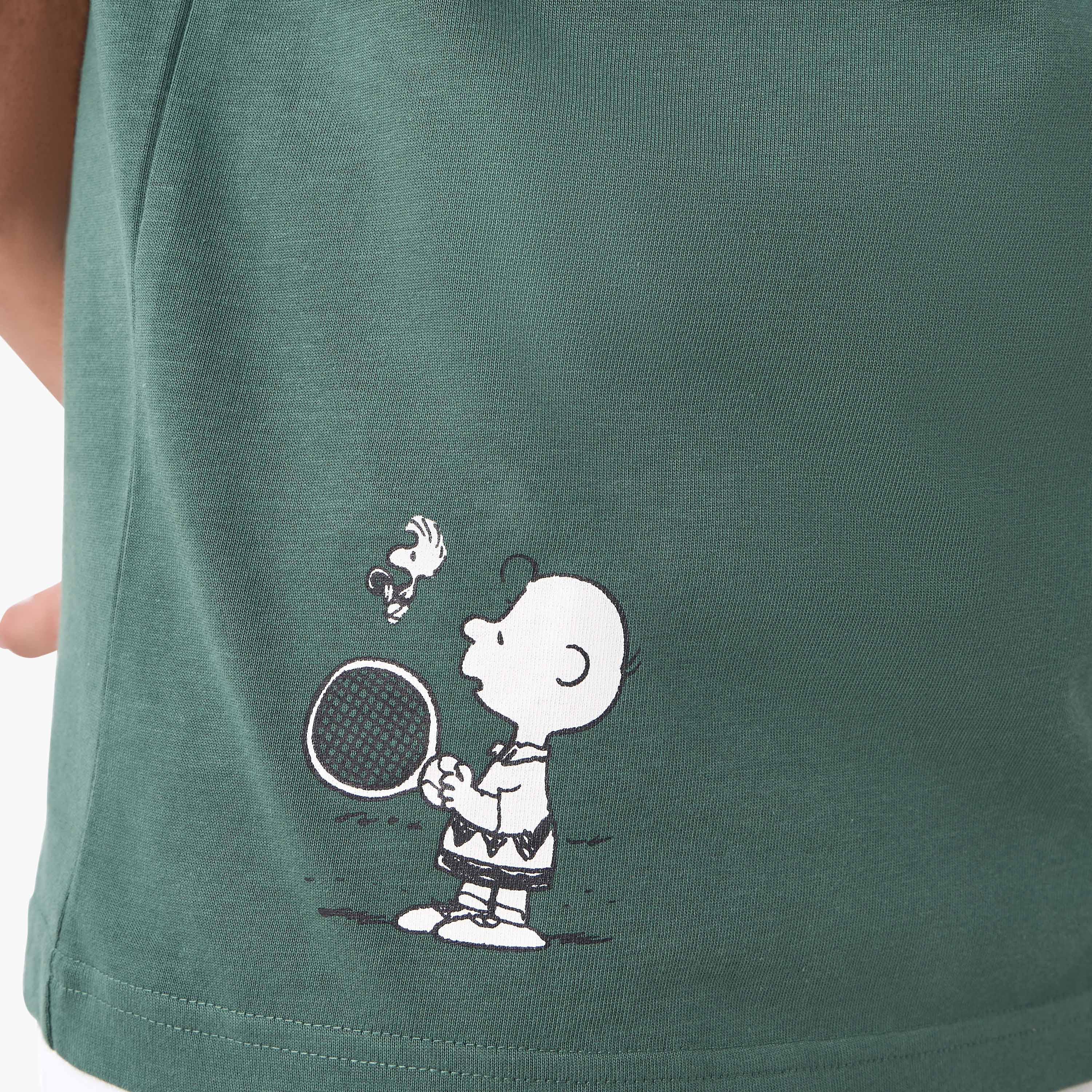 Peanuts Print T-shirt with Crew Neck-men-clothing-tshirtsandpolos-tshirts-image-5