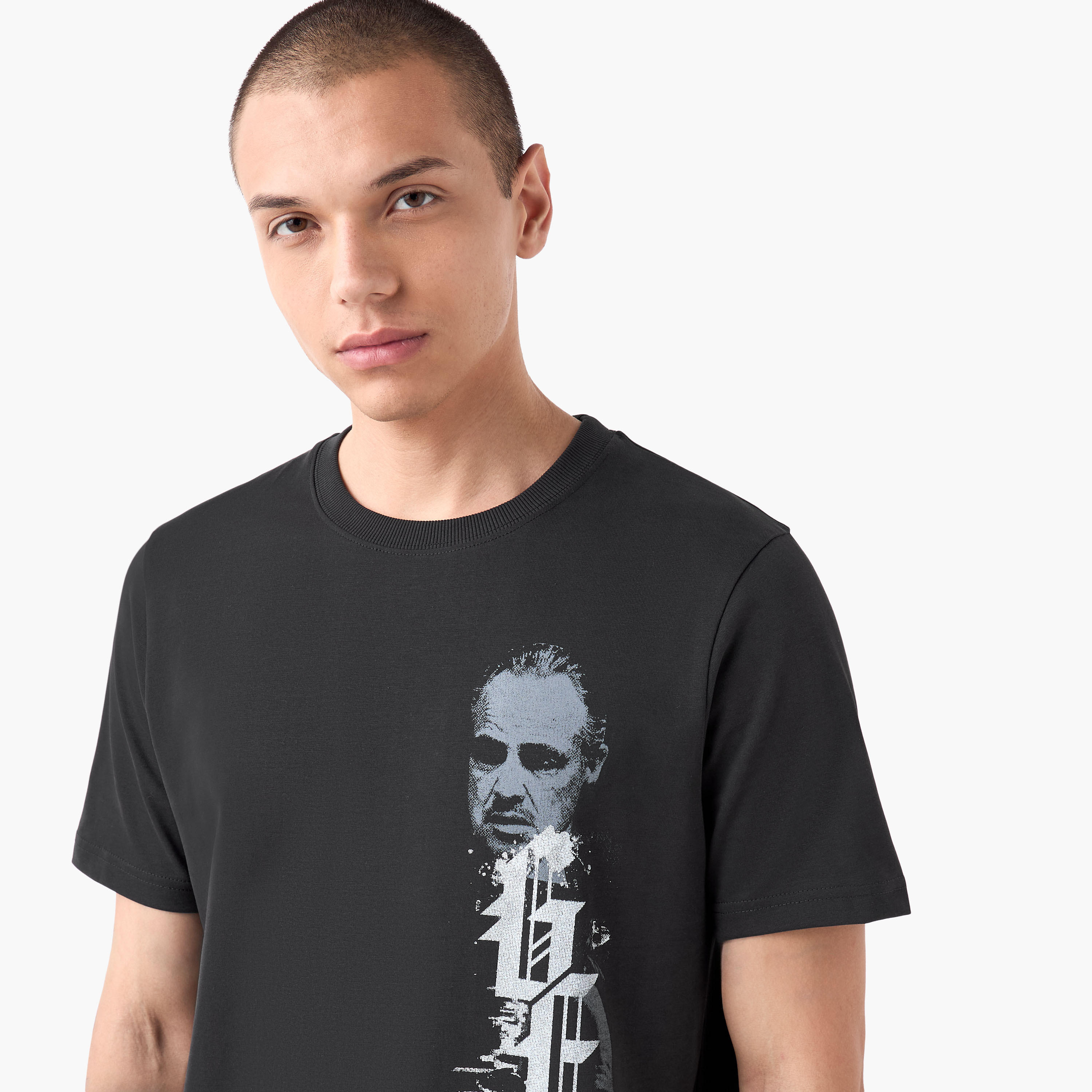 The Godfather Men Regular Fit Crew Neck Short Sleeves T-shirt-men-clothing-tshirtsandpolos-tshirts-image-4