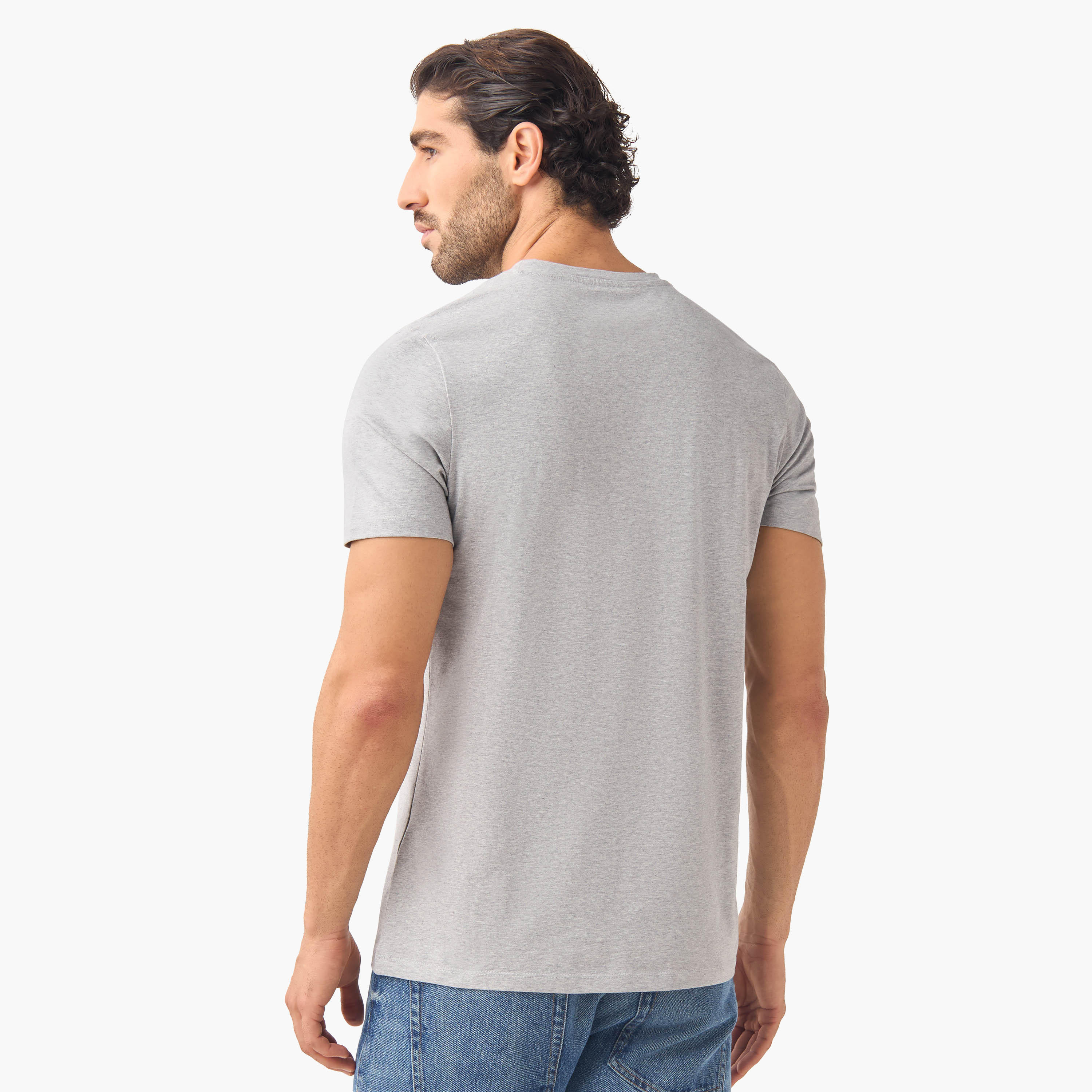 تيشيرت بقصة سليم وياقة ضيقة - طقم من 3-men-clothing-tshirtsandpolos-tshirts-image-7