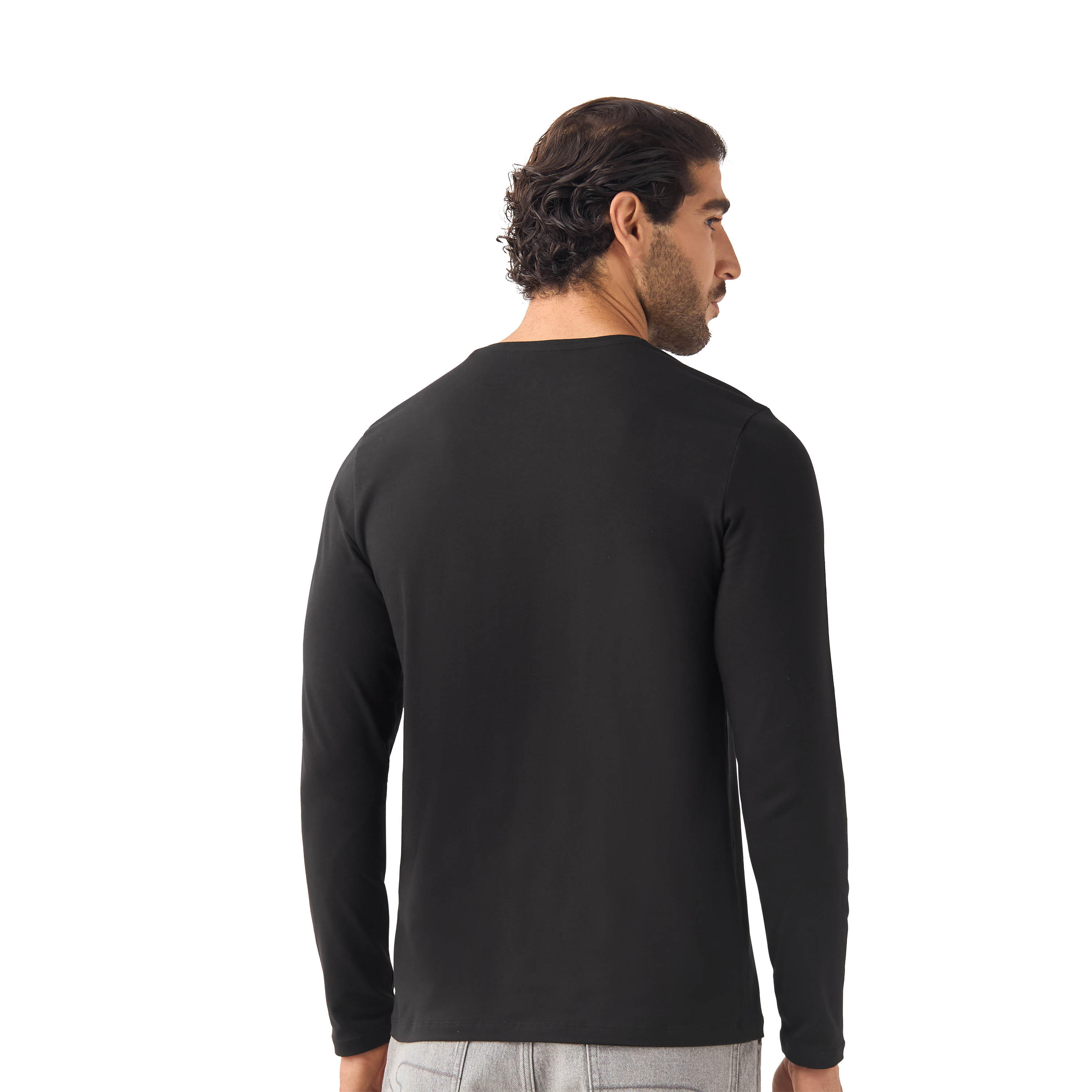 تيشيرتات بياقة ضيقة وقصة سليم - طقم من قطعتين-men-clothing-tshirtsandpolos-tshirts-image-3