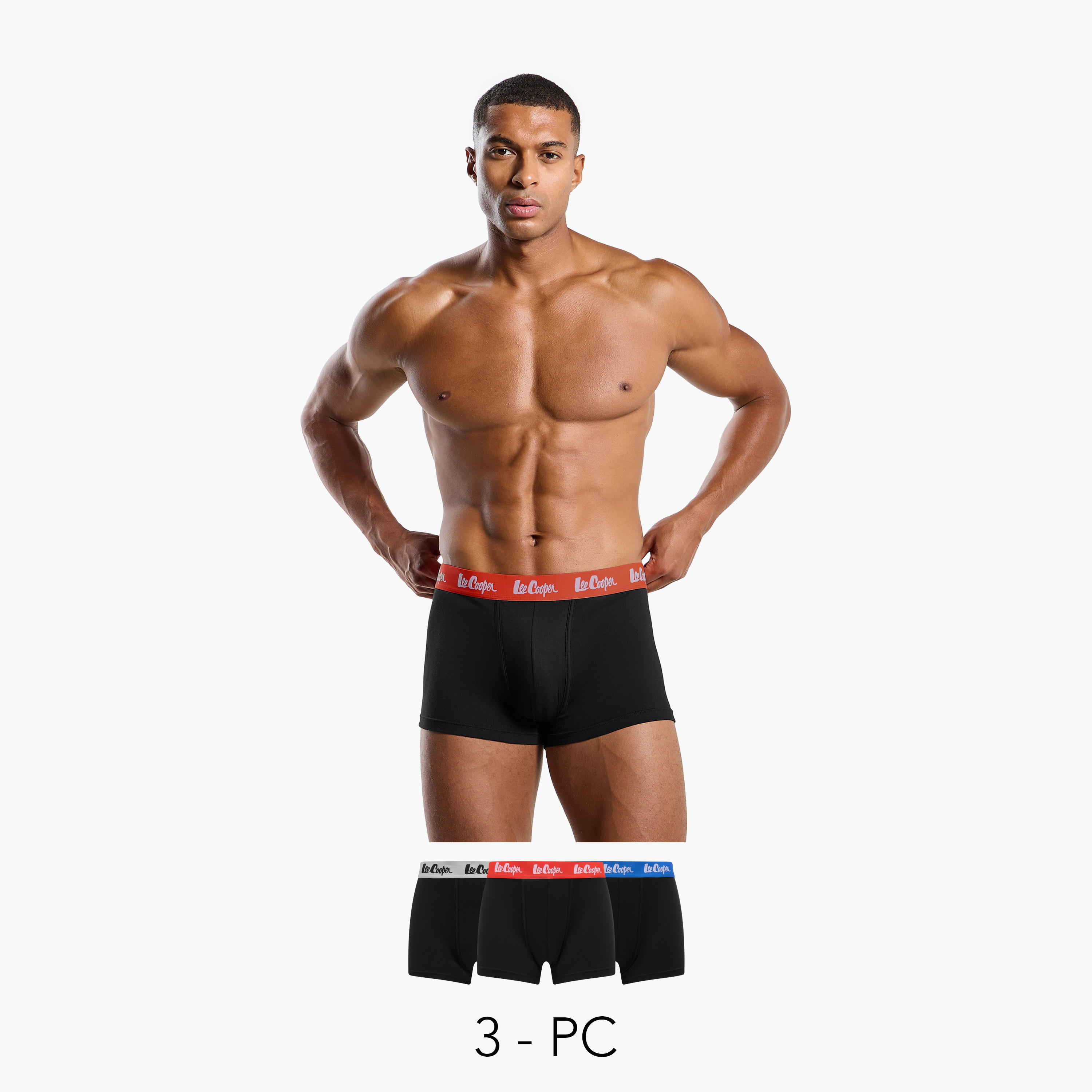 طقم من 3 - سراويل ترانك داخلية متنوعة من لي كوبر-men-clothing-innerwear-underwear-image-10