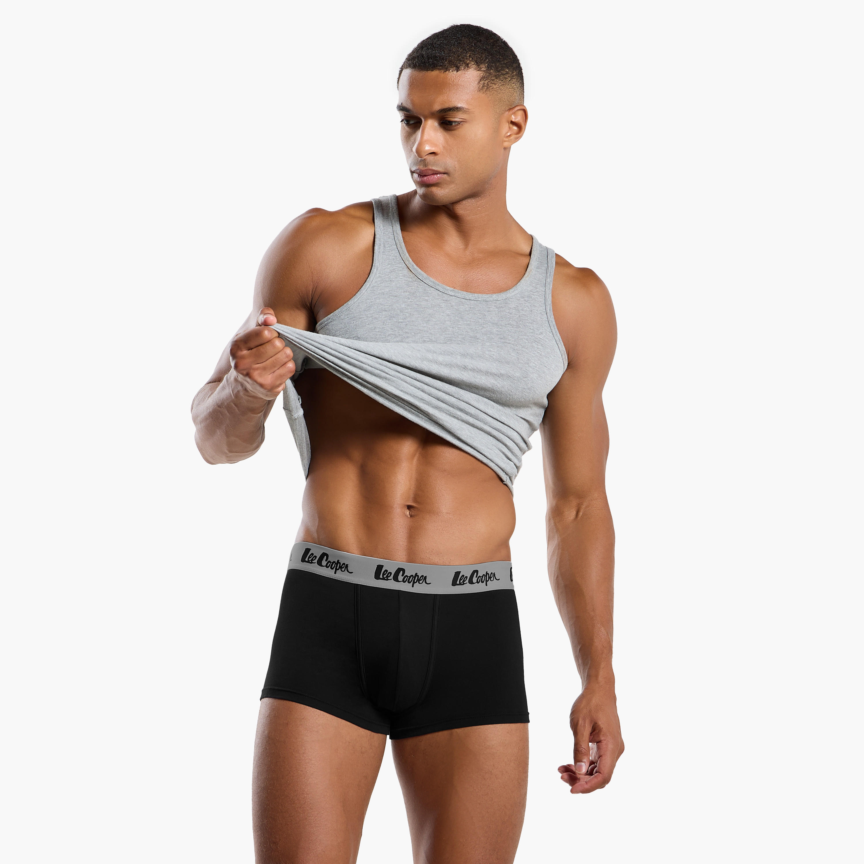 سروال ترانك داخلي بحزام خصر مطاطي من لي كوبر-men-clothing-innerwear-underwear-image-5