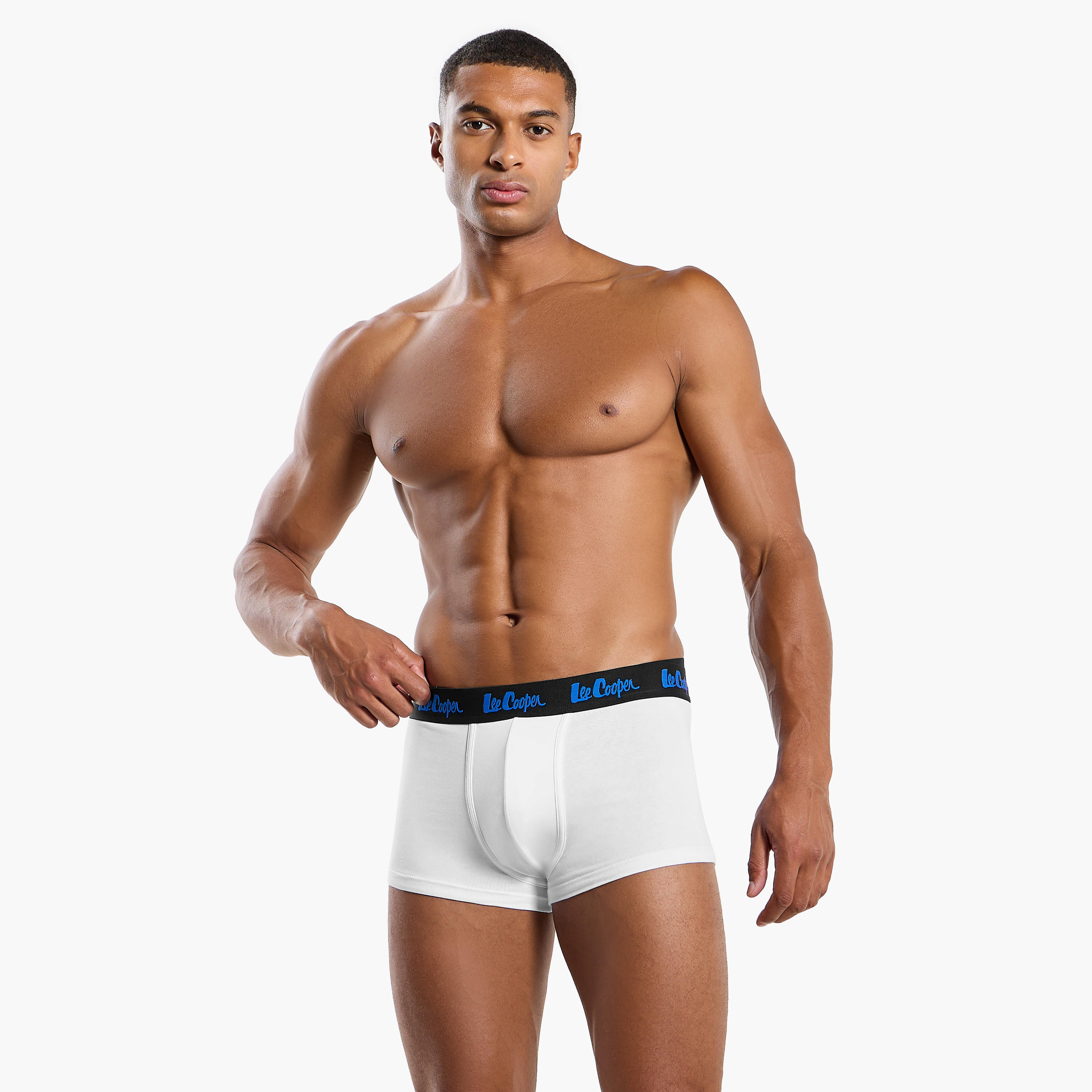 طقم سروال ترانك 3 قطع بخصر مطاطي من لي كوبر-men-clothing-innerwear-underwear-image-2