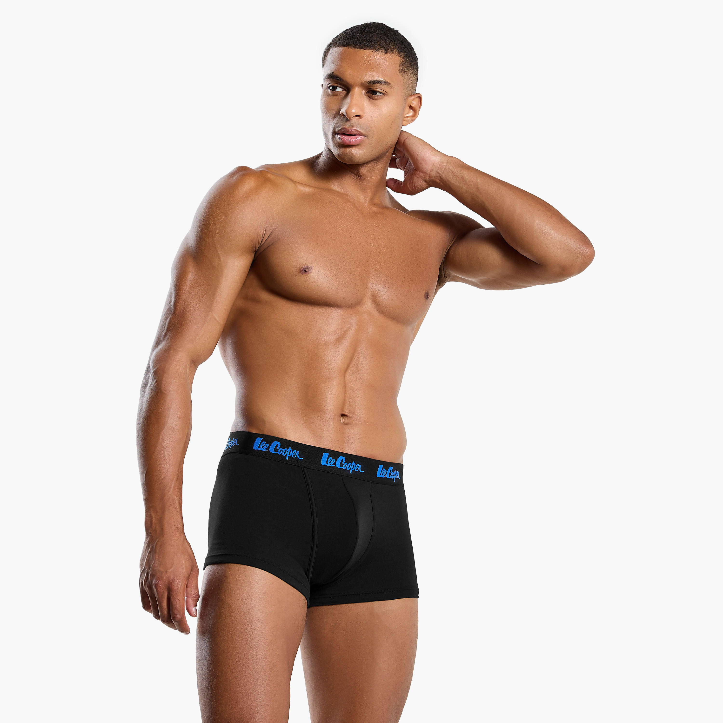 طقم سروال ترانك 3 قطع بخصر مطاطي من لي كوبر-men-clothing-innerwear-underwear-image-3