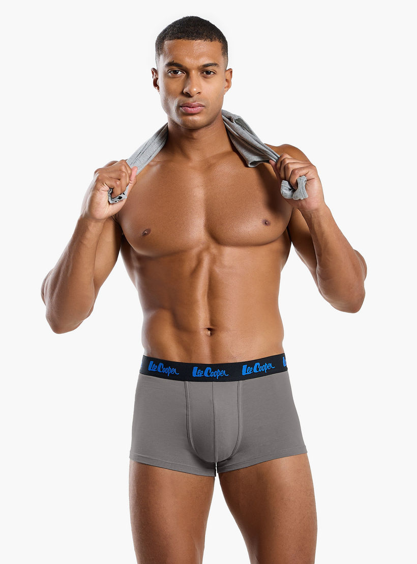 طقم سروال ترانك 3 قطع بخصر مطاطي من لي كوبر-men-clothing-innerwear-underwear-image-5