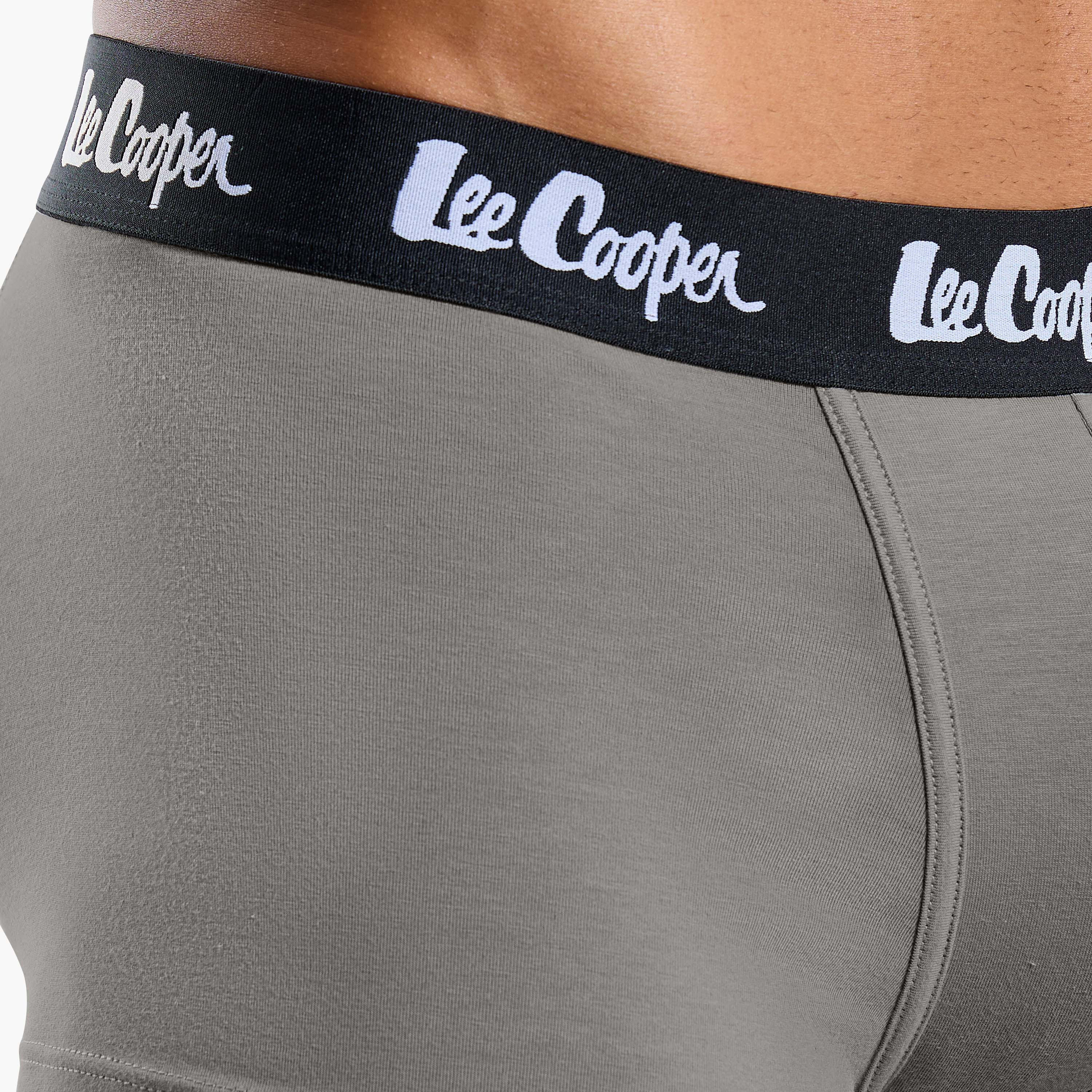 Set of 5 - Lee Cooper Trunk Briefs with Elasticated Waistband-men-clothing-innerwear-underwear-image-5