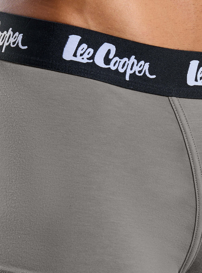 Set of 5 - Lee Cooper Trunk Briefs with Elasticated Waistband-men-clothing-innerwear-underwear-image-5