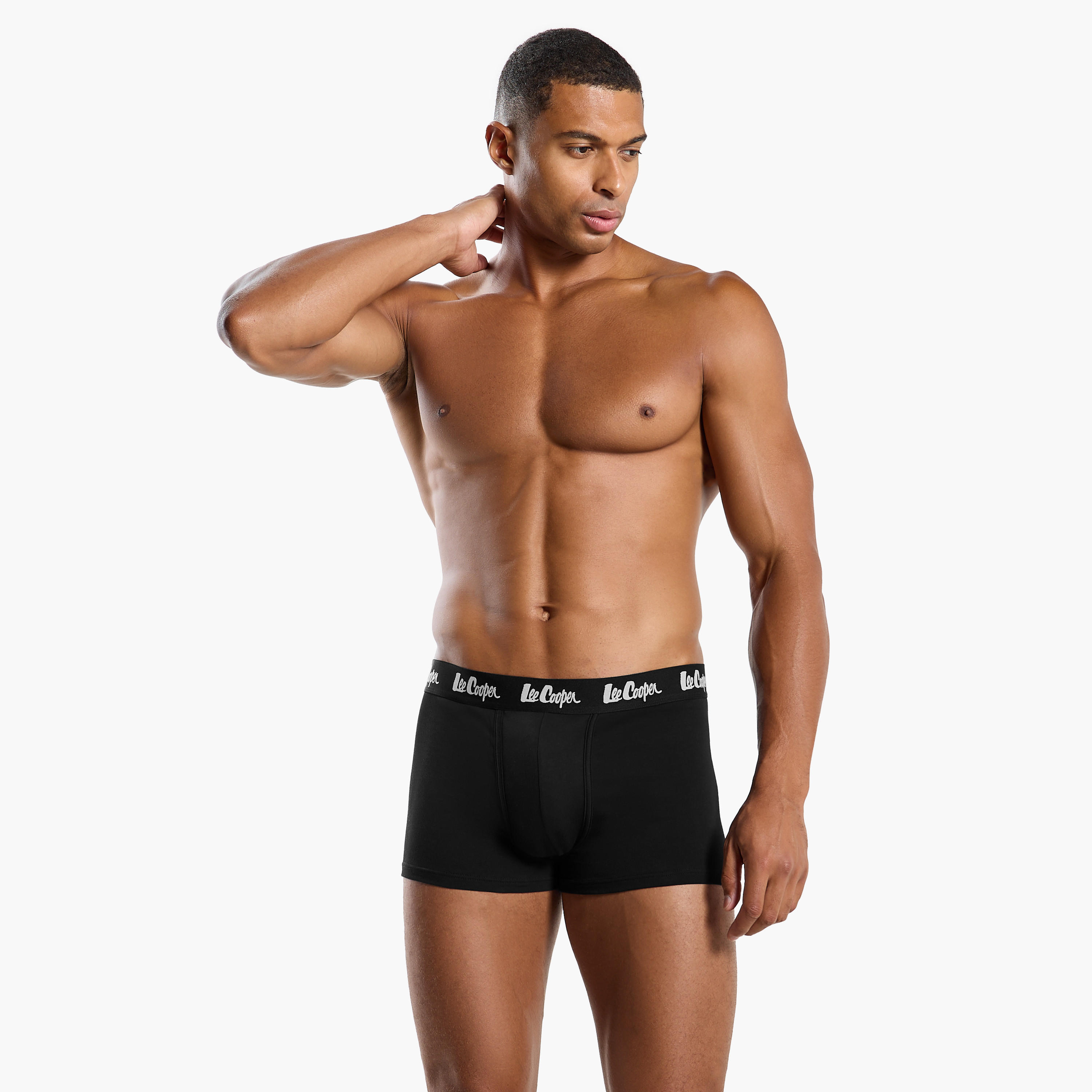 Set of 5 - Lee Cooper Trunk Briefs with Elasticated Waistband-men-clothing-innerwear-underwear-image-2