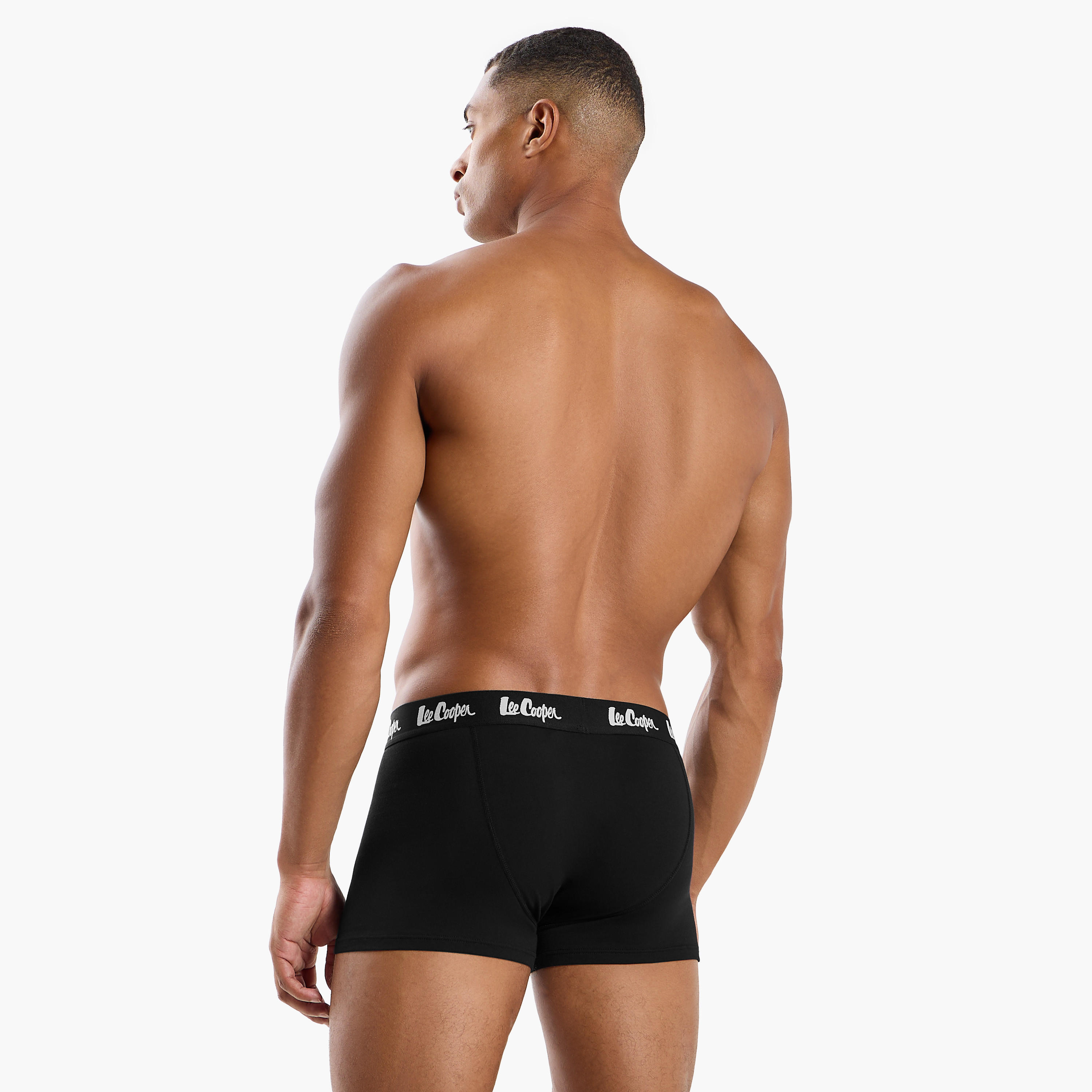 Set of 5 - Lee Cooper Trunk Briefs with Elasticated Waistband-men-clothing-innerwear-underwear-image-3