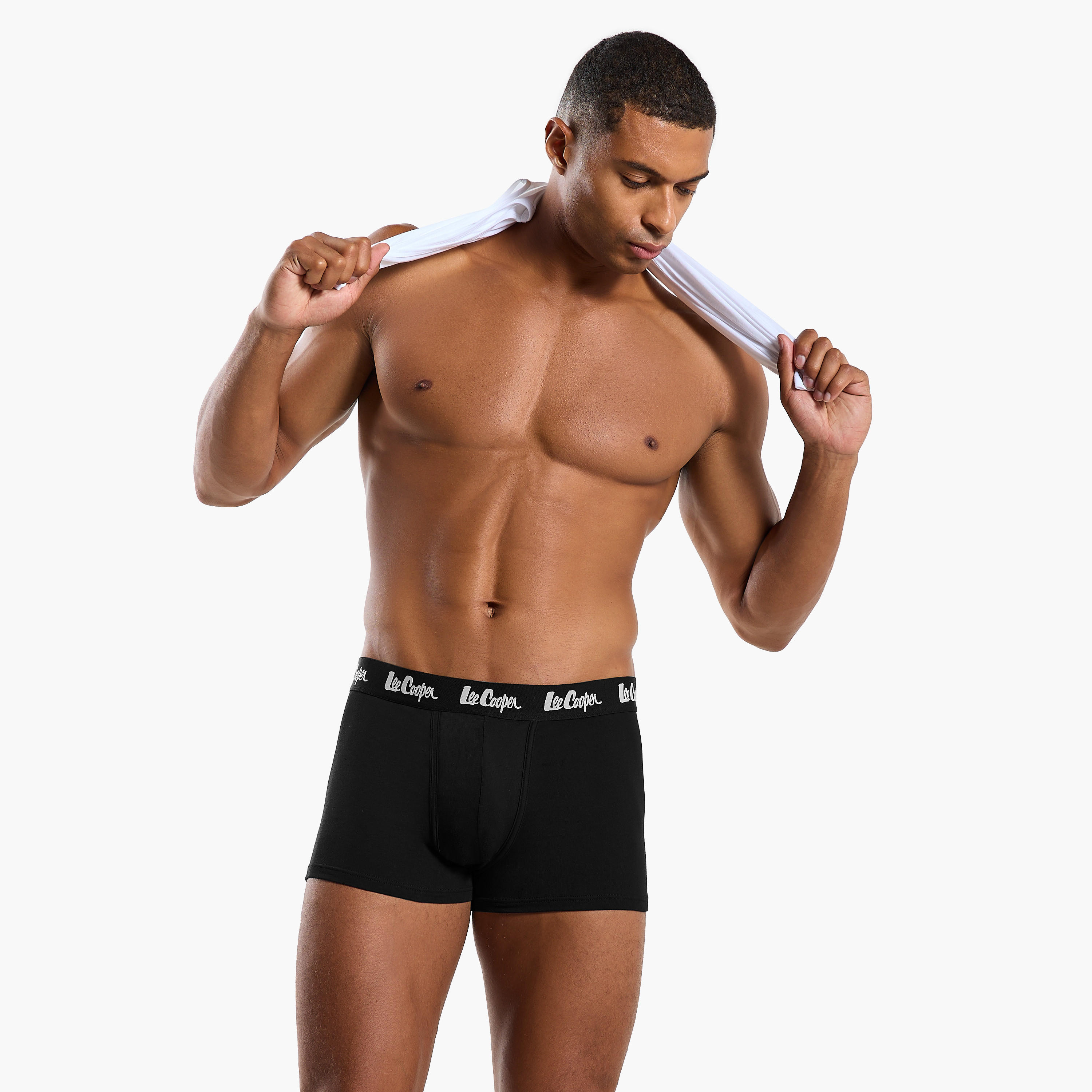 Set of 5 - Lee Cooper Trunk Briefs with Elasticated Waistband-men-clothing-innerwear-underwear-image-5