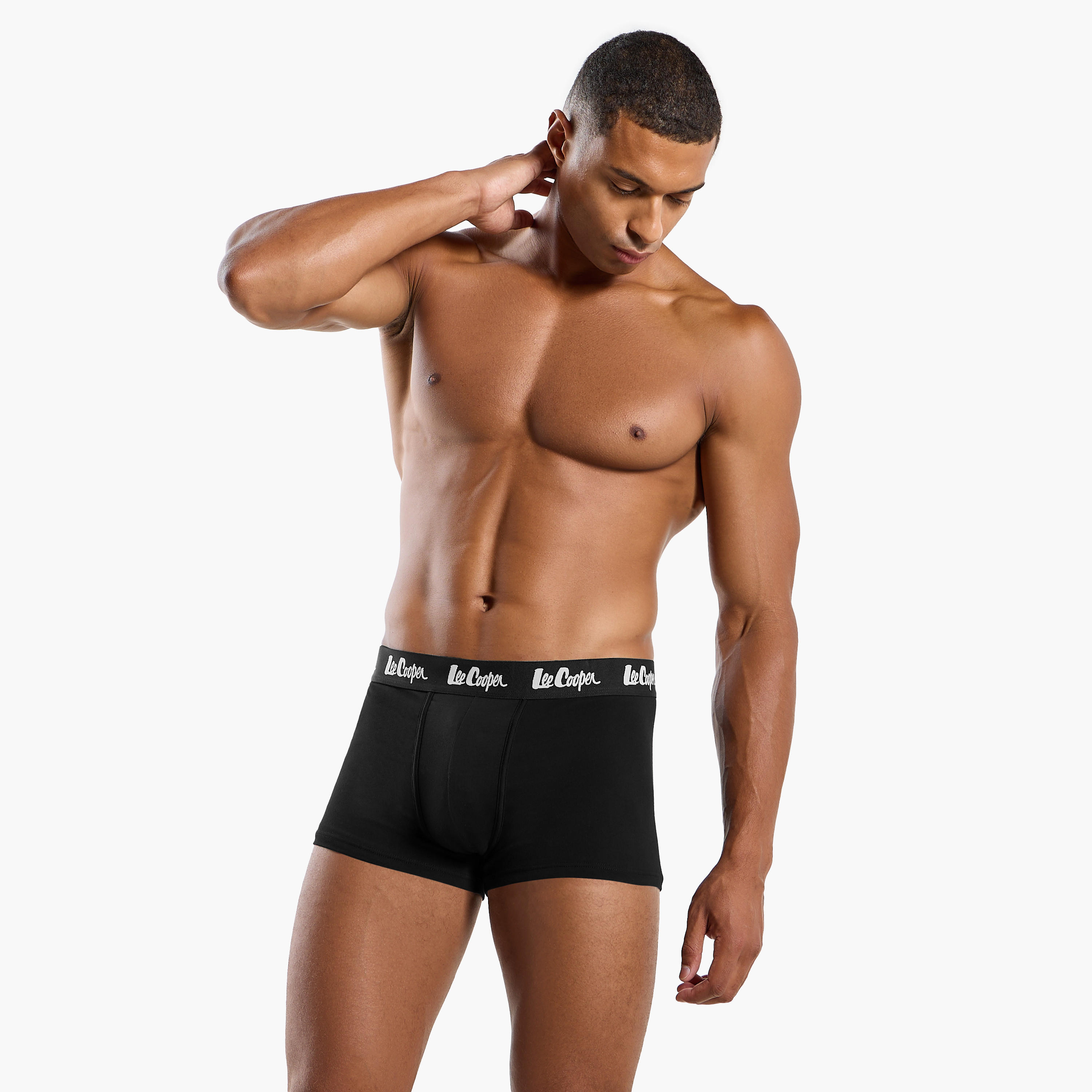 Set of 5 - Lee Cooper Trunk Briefs with Elasticated Waistband-men-clothing-innerwear-underwear-image-5
